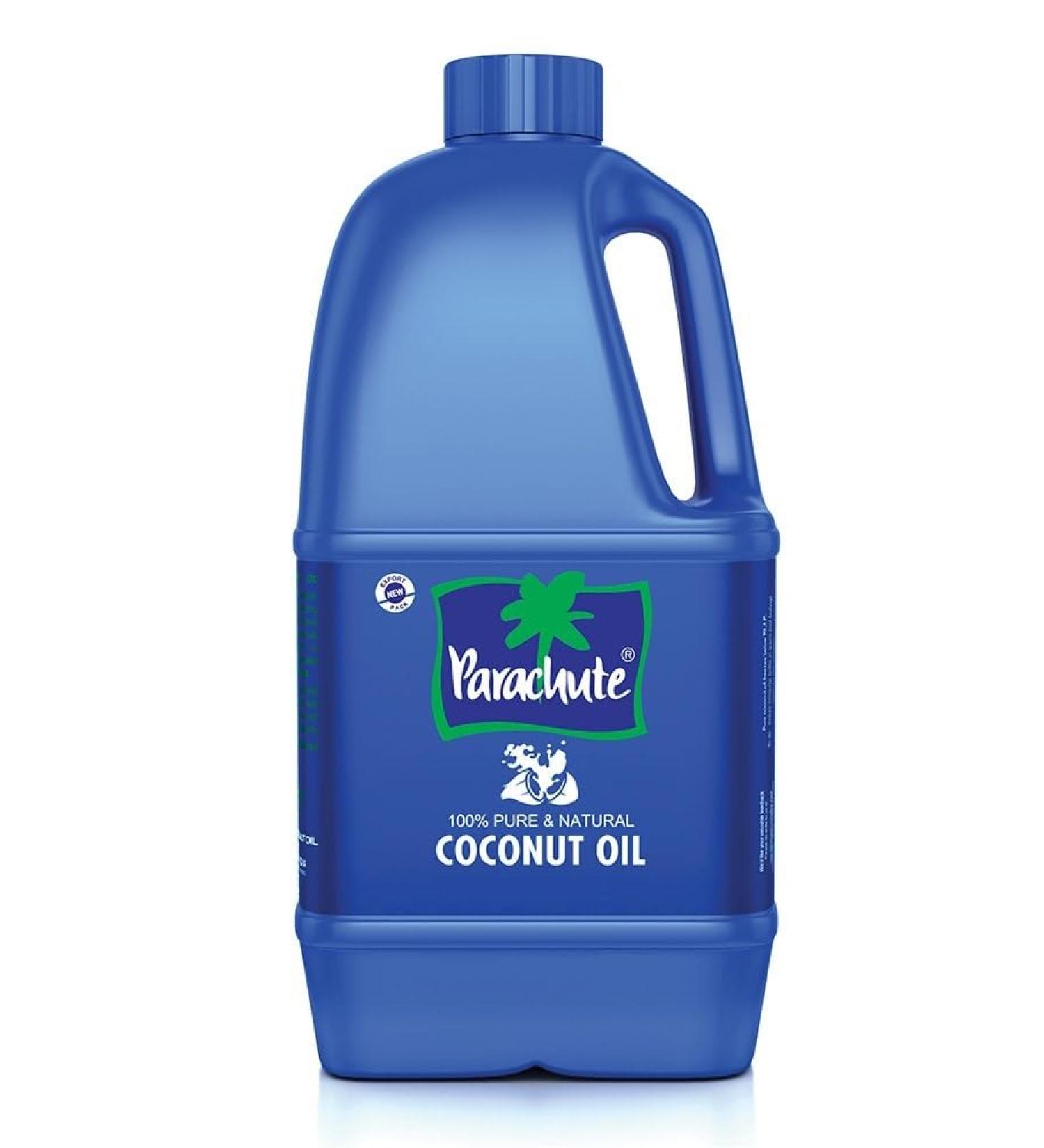 Parachute 100% Pure Coconut Oil 1000ml - No Harsh Chemicals, Added Preservatives (1L Pack) - Buy Online on GoSupps.com