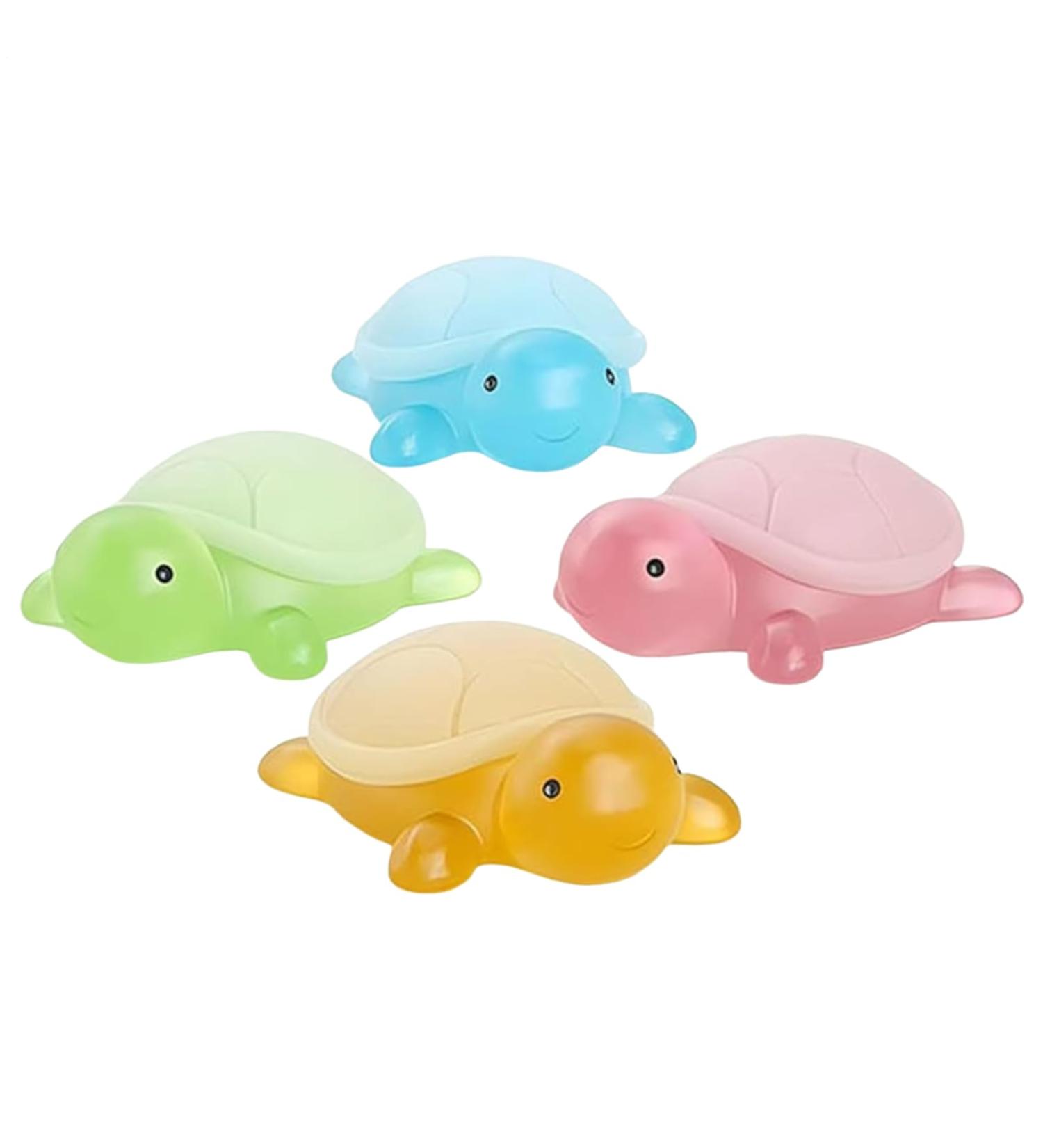 Scented Soap for Fun Turtle Shape Gentle Wash Moisturizing Natural Body Care Bar Bath for Girls Use 4 Pack - Buy Online on GoSupps.com