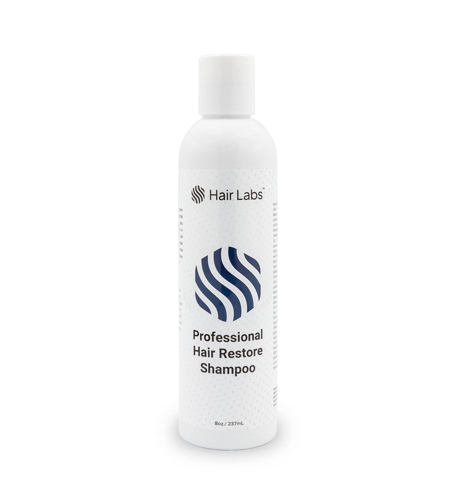 Hair Labs Professional Strength Hair Restore Shampoo 8 Fl Oz | Potent Shampoo for Hair Loss, Nourishes Scalp and Stimulates Growth - Buy Online on GoSupps.com
