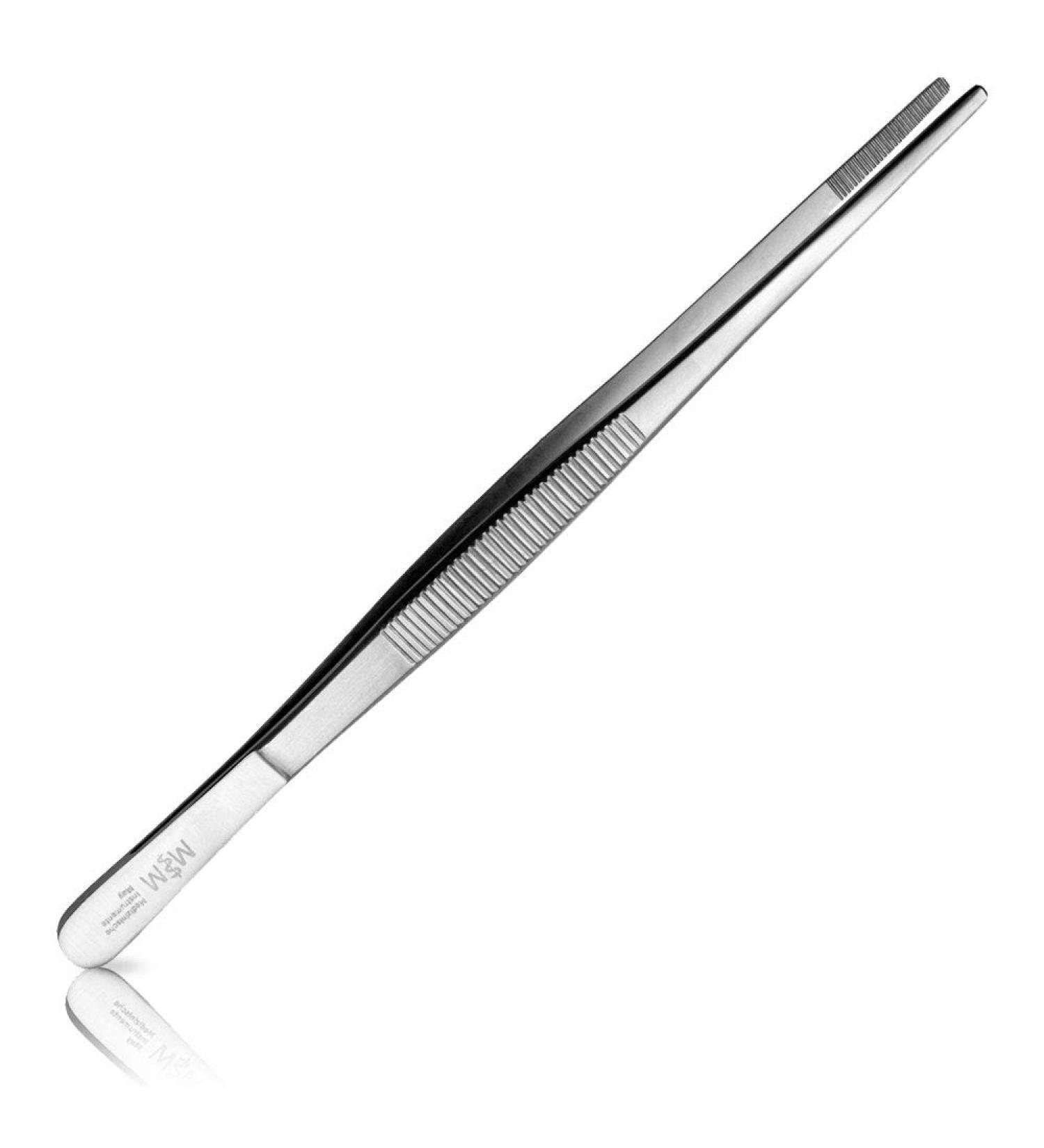 May 20cm Stainless Steel Terrarium Tweezers - Straight Feeding Tongs for Reptiles & Plants - Buy Online on GoSupps.com