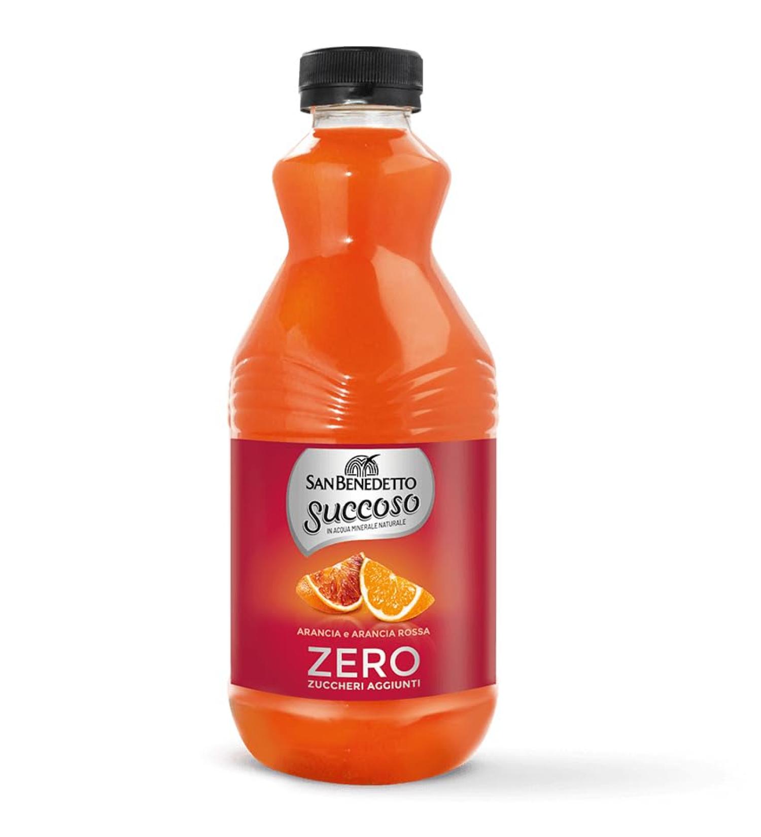  CAIYA Saint Benedict Juicy Zero Orange and Red Orange Fruit Taste Drink 900ml - Summer Drink 2023 - Buy Online on GoSupps.com