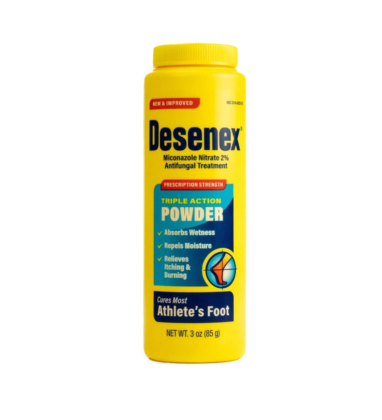 Desenex Athlete's Foot Shake Powder 3 Ounce - Fast Relief for Itchy Feet - Buy Online on GoSupps.com