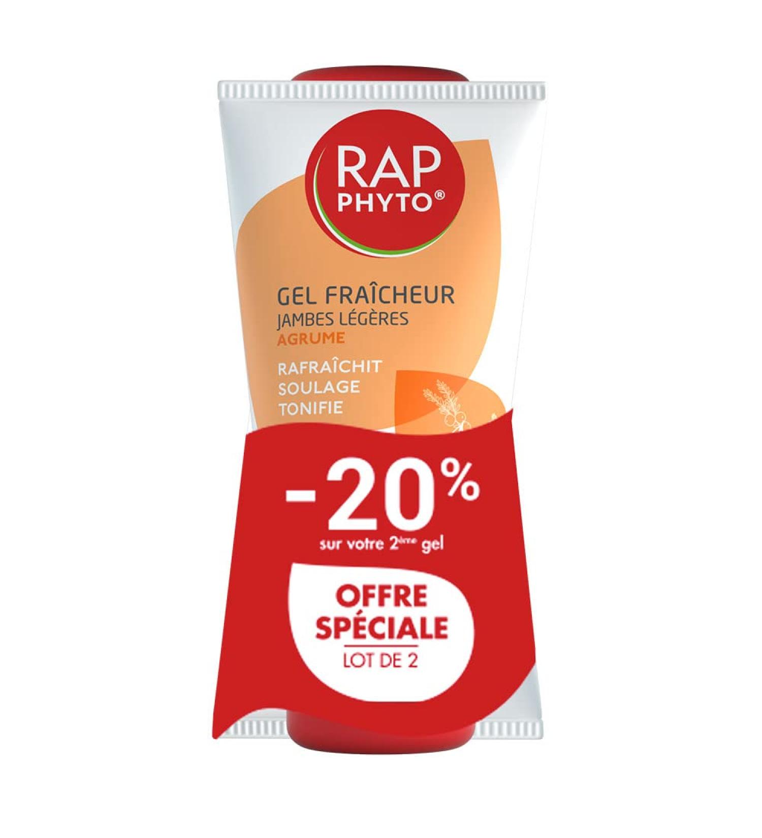 RAP PHYTO Gel Tonic Light Legs Pack of 2x150ml