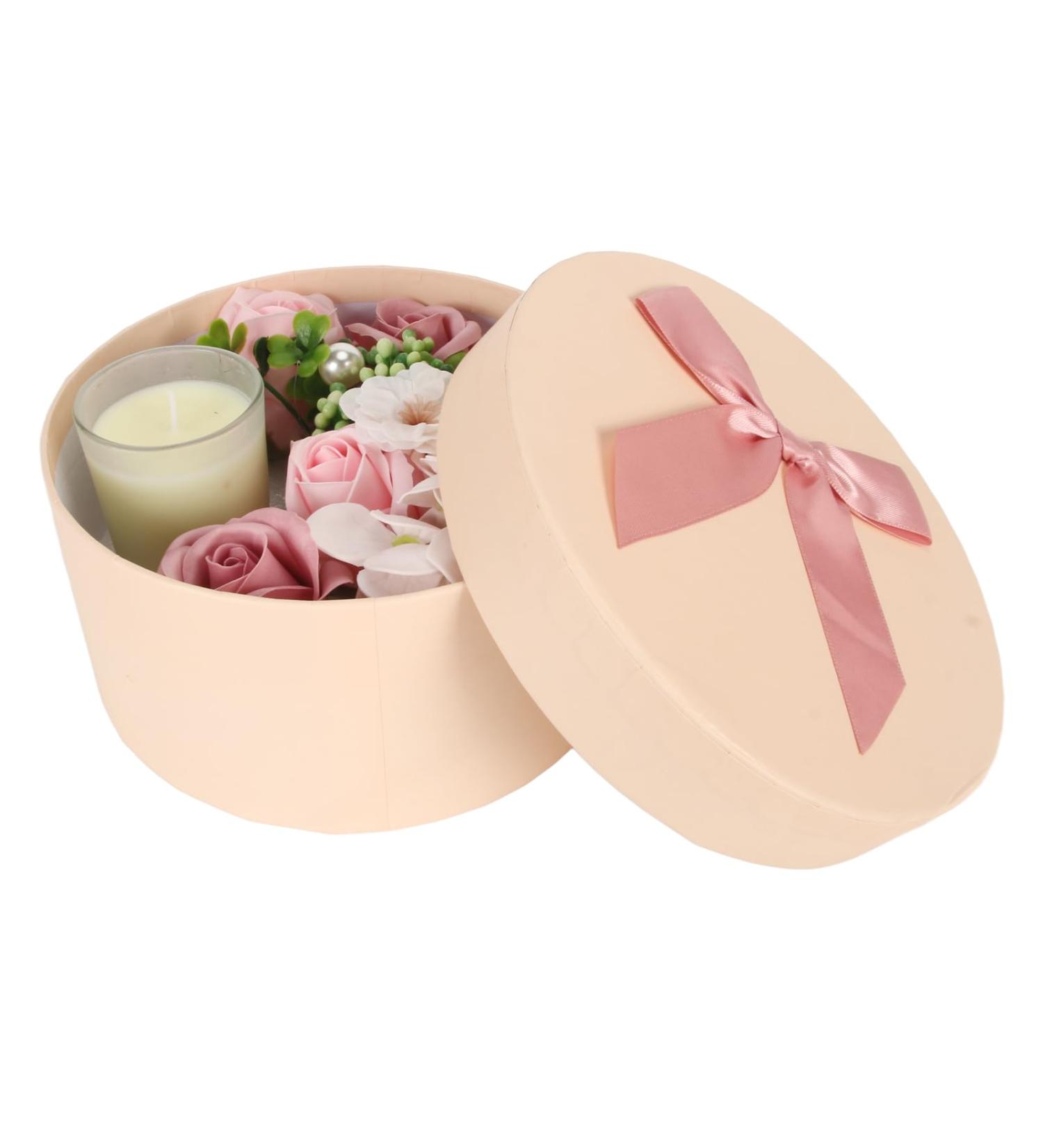 Scented Candle with Artificial Roses - Odour Removal & Aromatherapy for Anniversary Birthday & Holidays - Shop Internationally - Buy Online on GoSupps.com