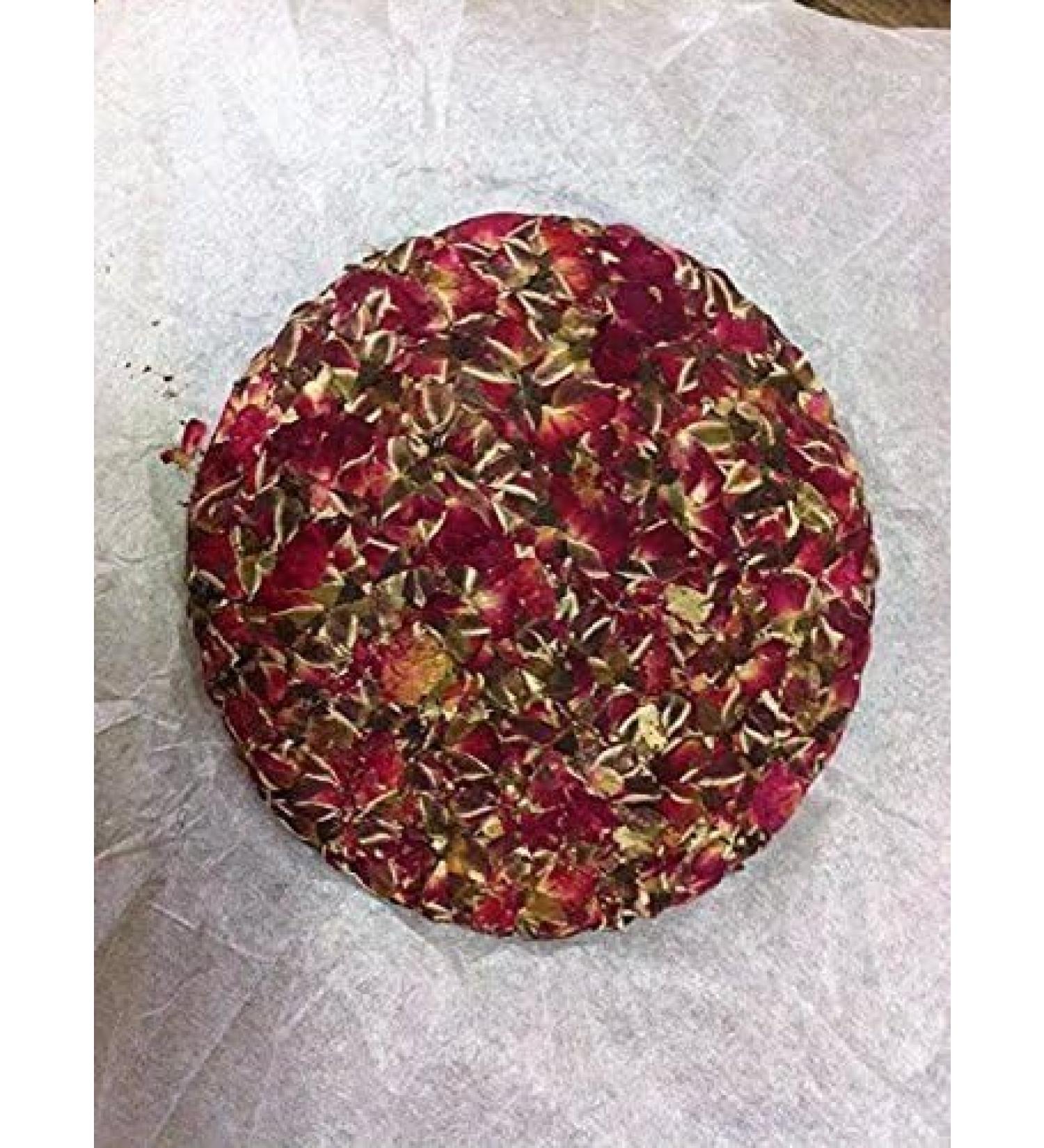 Rose flower tea cake 400 g herbal tea 100% natural. - Buy Online on GoSupps.com