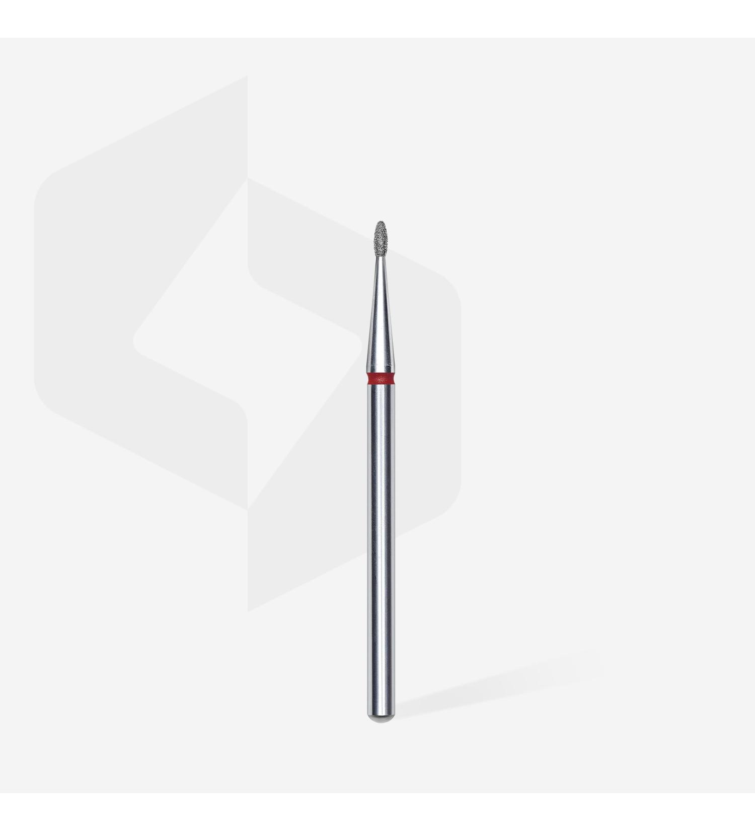 STALEKS PRO - Diamond Bit - Kidney Rounded (Red Ring) I Attachment for Nail Cutters I Grinding Attachment for Electric Grinding Equipment I Nail Drill Bit for Apparative Manicures and Pedicures - Buy Online on GoSupps.com