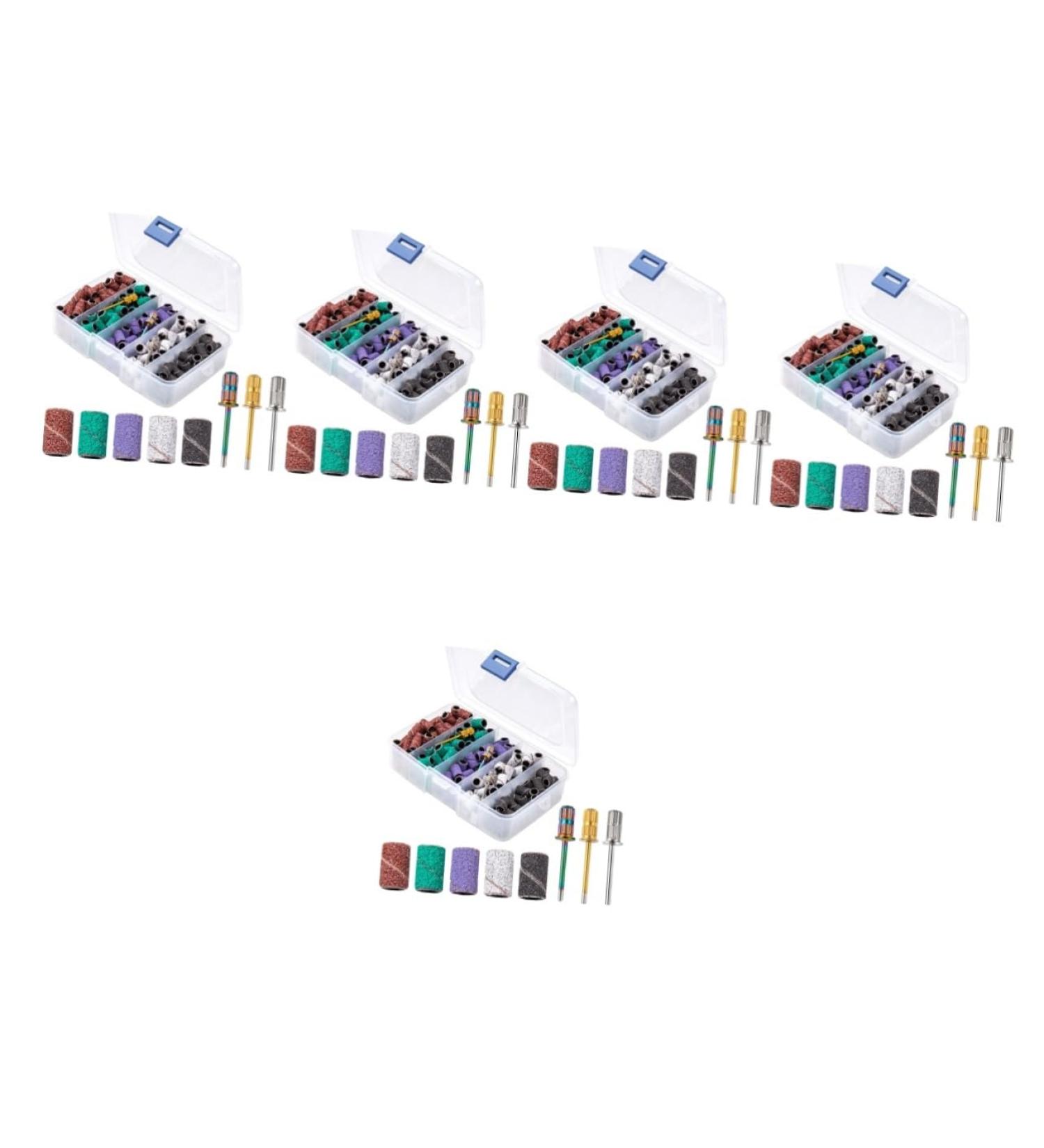 minkissy 5 Sets Nail Polish Set Sanding Bands for Nail Manicure Polisher Buffer Nail Kits Nail Sand Rings Nail Grinding Sanding Bands Nail Polishing Band Nails Kit Frosted Alloy Nail Drill - Buy Online on GoSupps.com