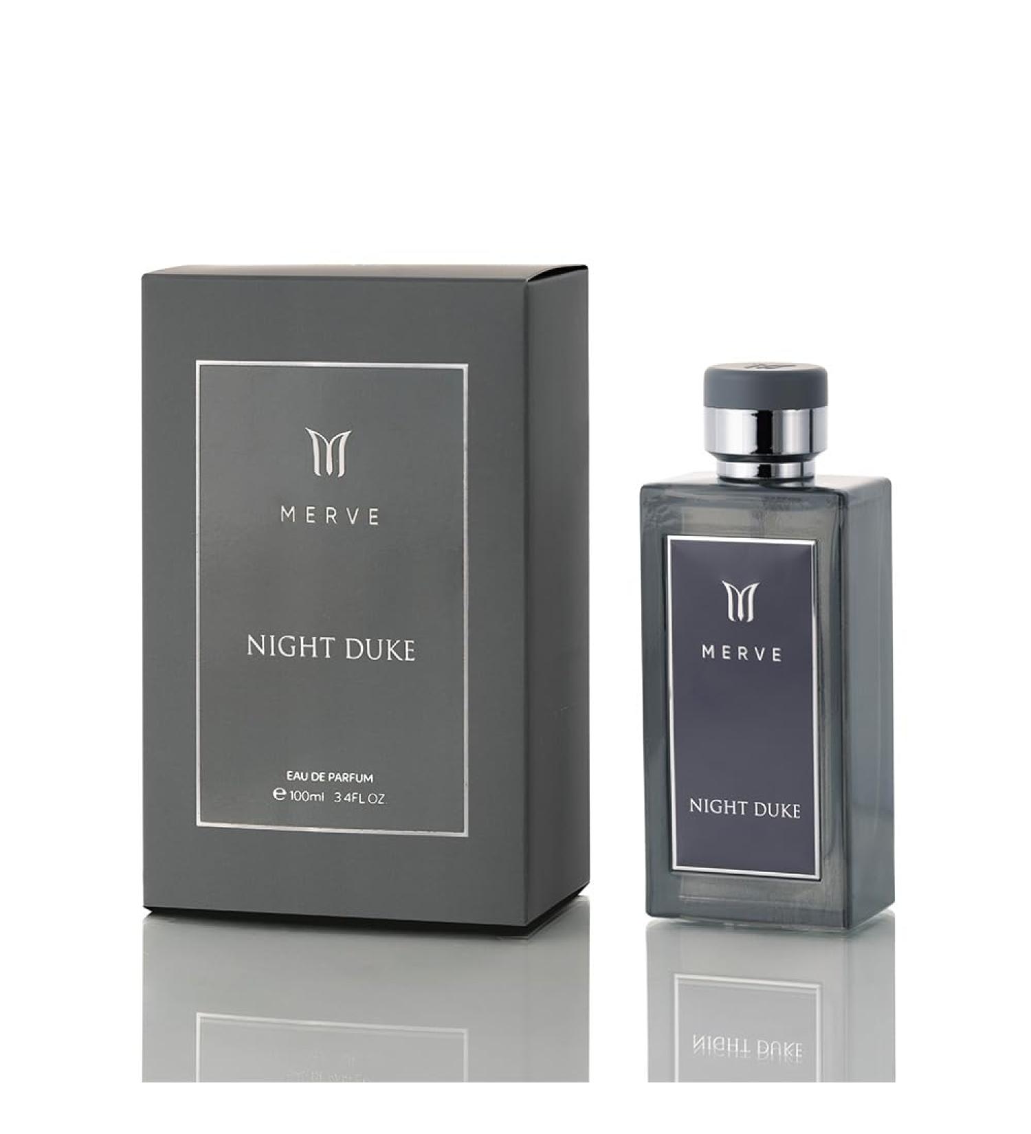 Merve Night Duke Premium Long Lasting Fragrance Luxury Scent For Men | Citrus Musk Amber - Buy Online on GoSupps.com