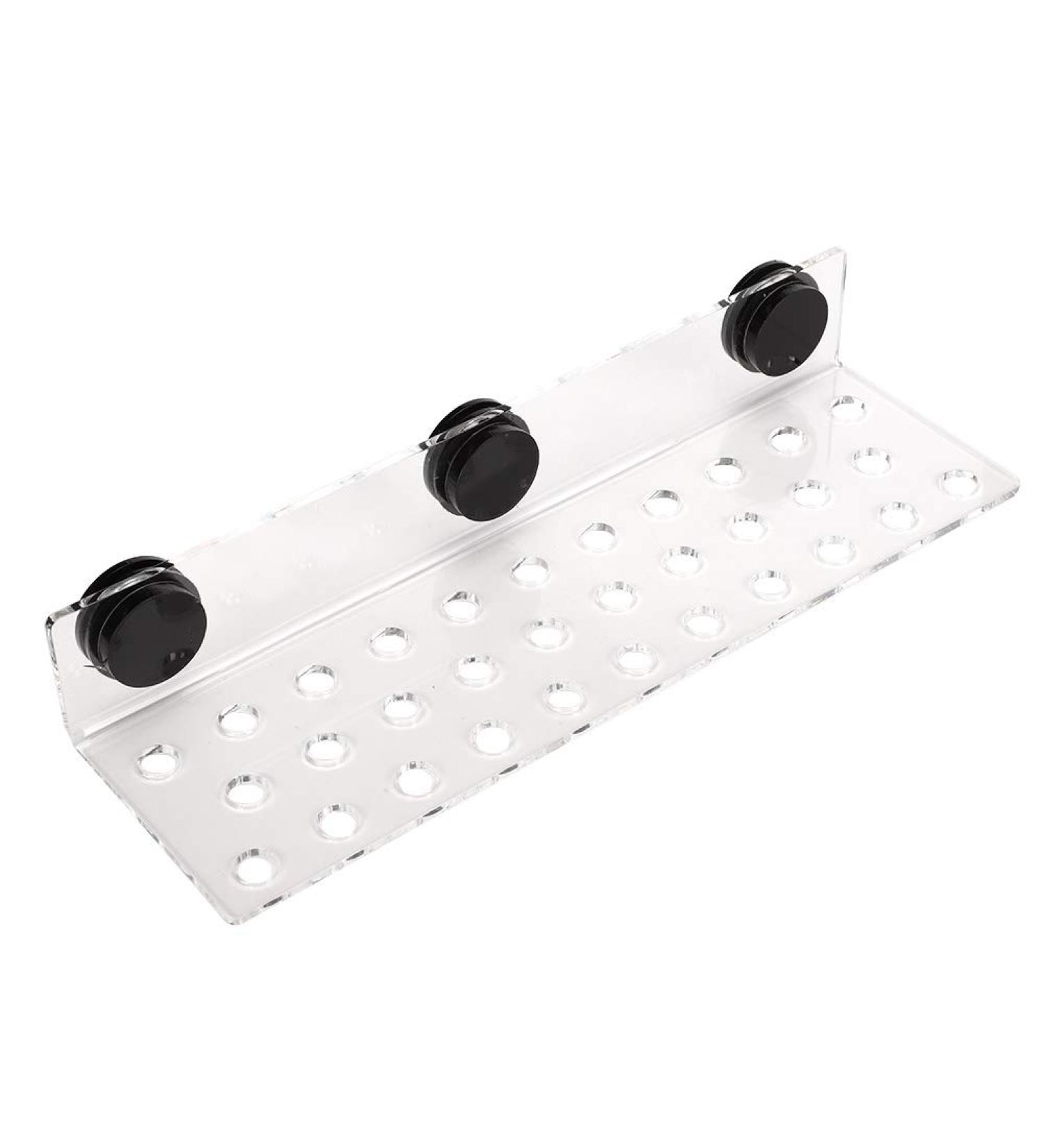 Zerodis Aquarium Coral Rack Bracket - Acrylic Frag Rack with Strong Suction | 32 Hole Coral Holder for Aquariums - Top Aquarium Accessories - Buy Online on GoSupps.com