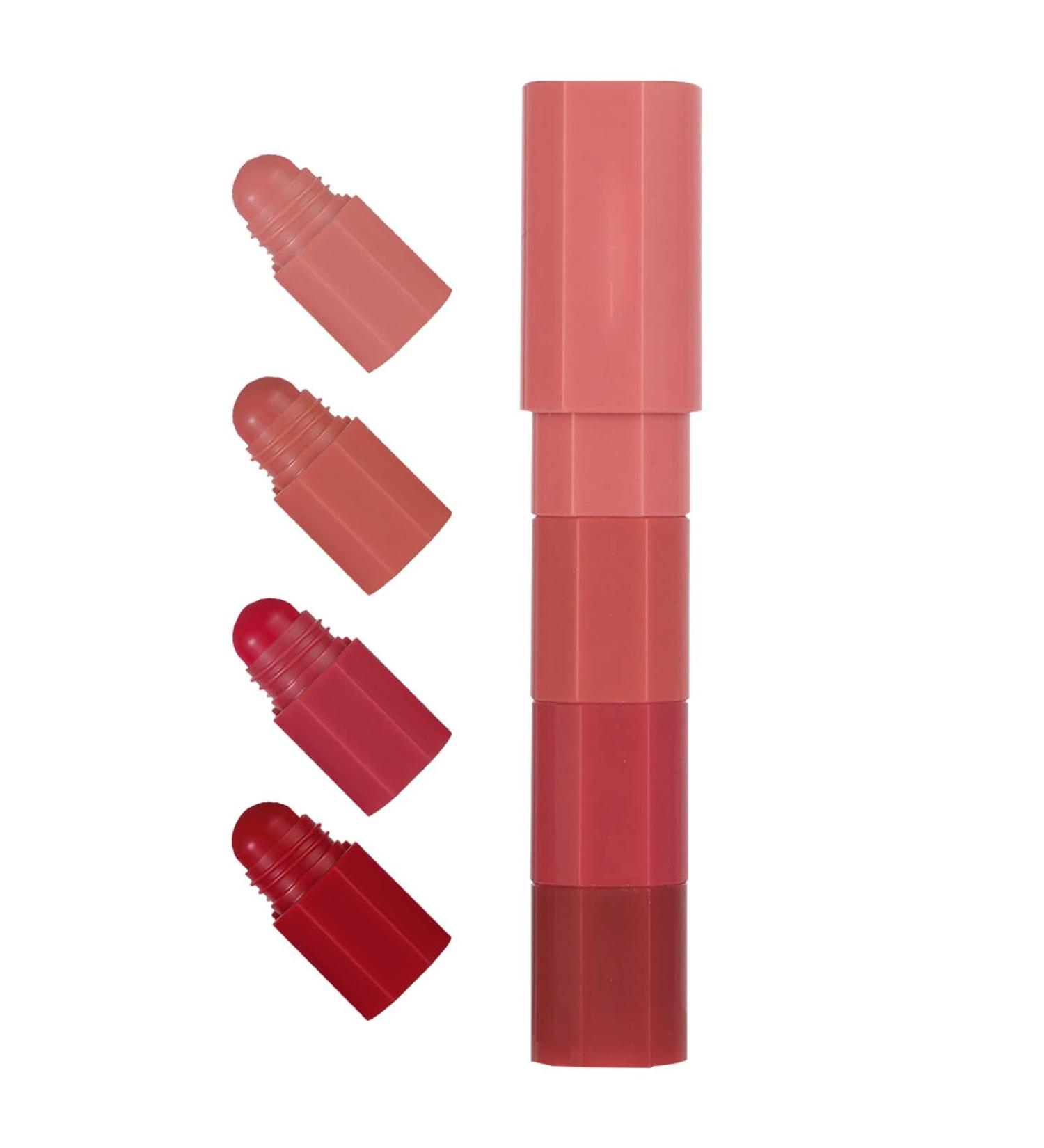 Raxove Lip Color Set Matte Lipstick Set Lip Oil Tint Set | Moisturizing Lip Gloss Set for Women 4Pcs Lip Glaze - Buy Online on GoSupps.com