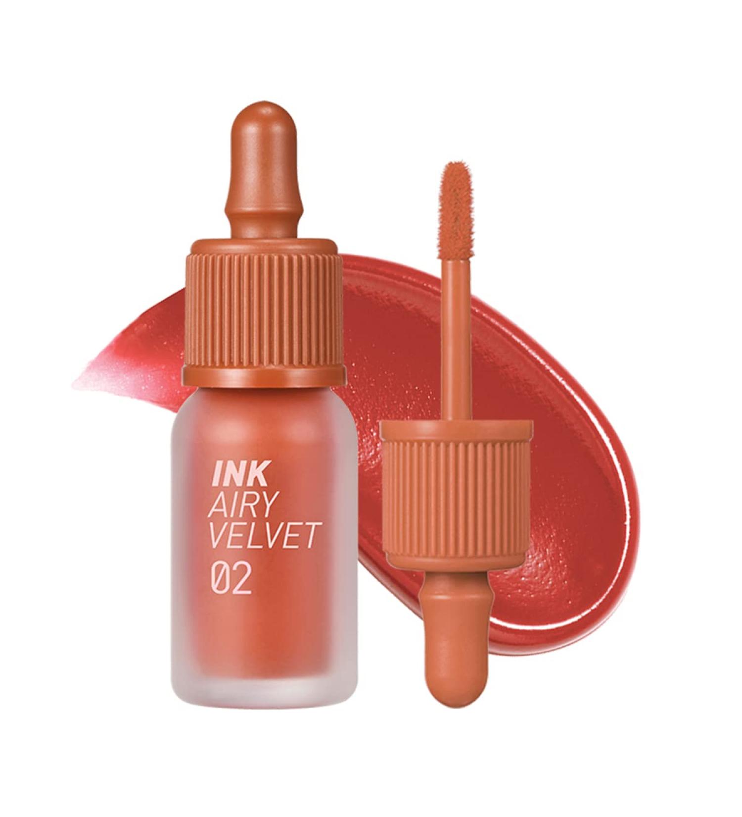 Peripera Ink Airy Velvet Lip Tint 02 Selfie Orange Brown - 0.14 oz (4 g) | Buy Now! - Buy Online on GoSupps.com