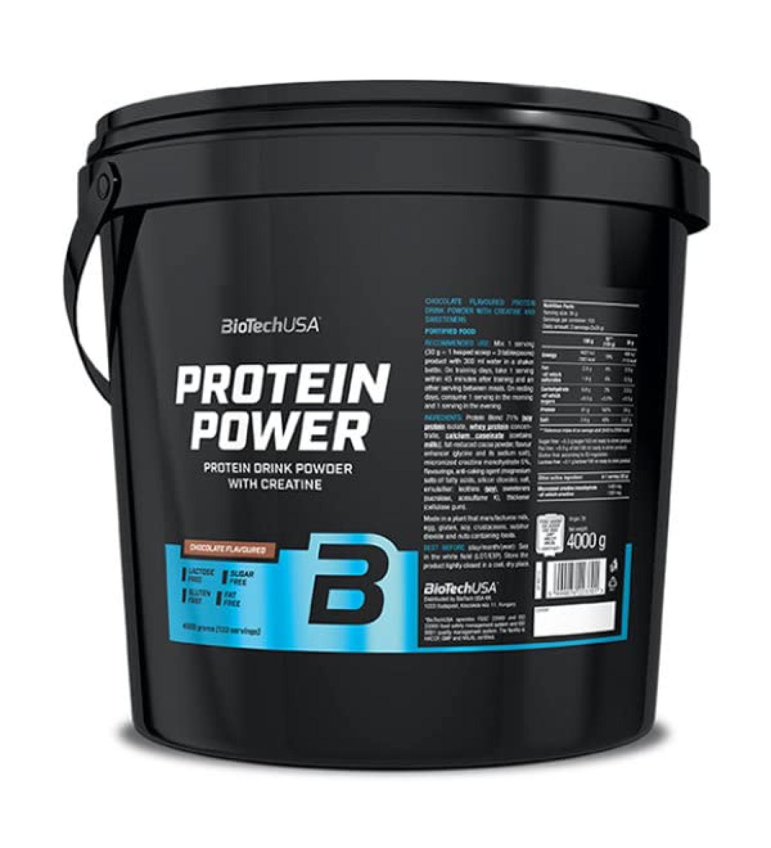 BioTechUSA Biotech USA Protein Power - 4 kg Chocolat