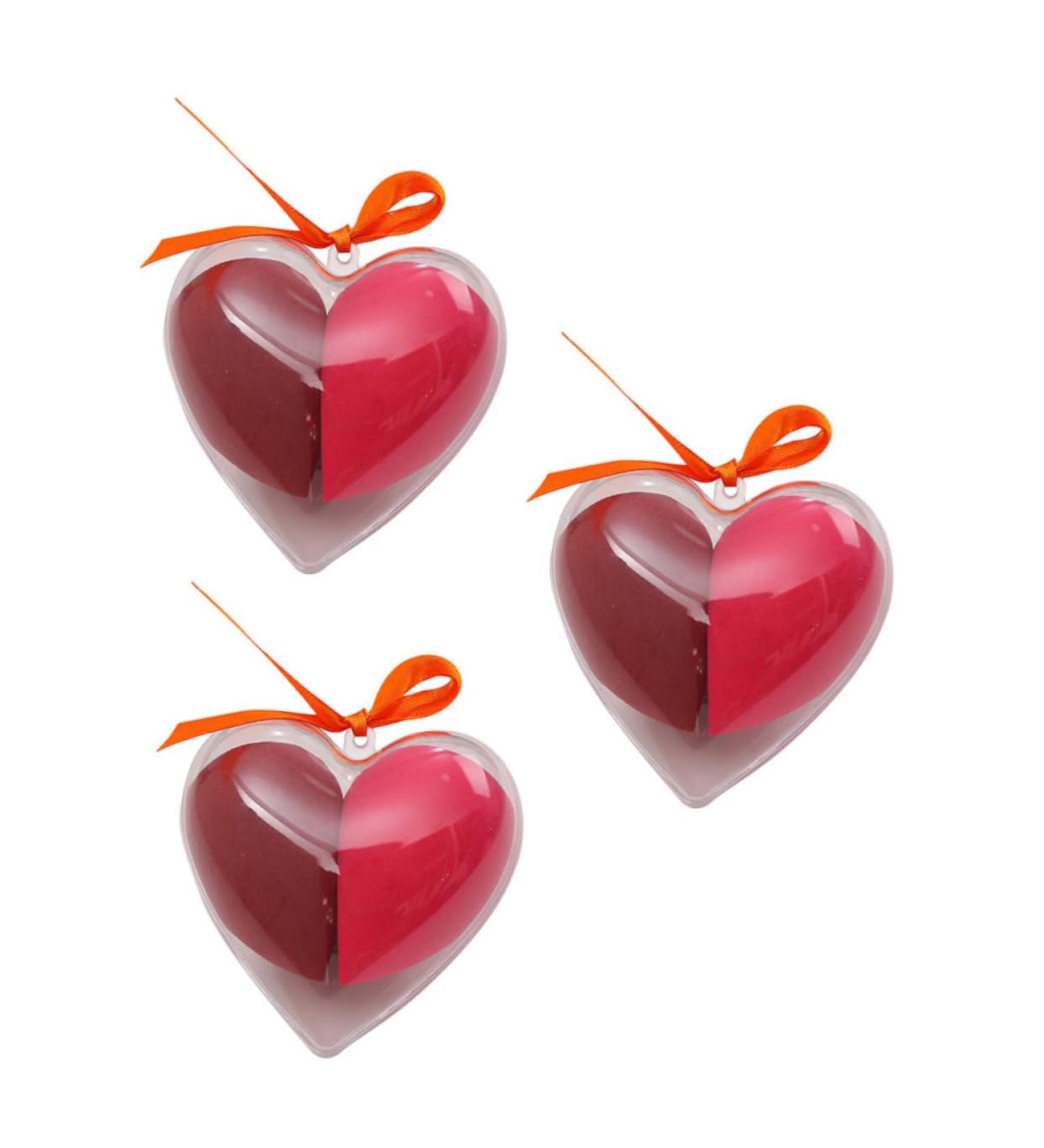 Housoutil 3 Boxes Heart-shaped Makeup Sponge Exfoliating Sponge Face Cosmetic Tool Cosmetic Puff Brush Make up Sponges for Face Powder Hydrophilic Polyurethane Travel Girl Eyeliner - Buy Online on GoSupps.com