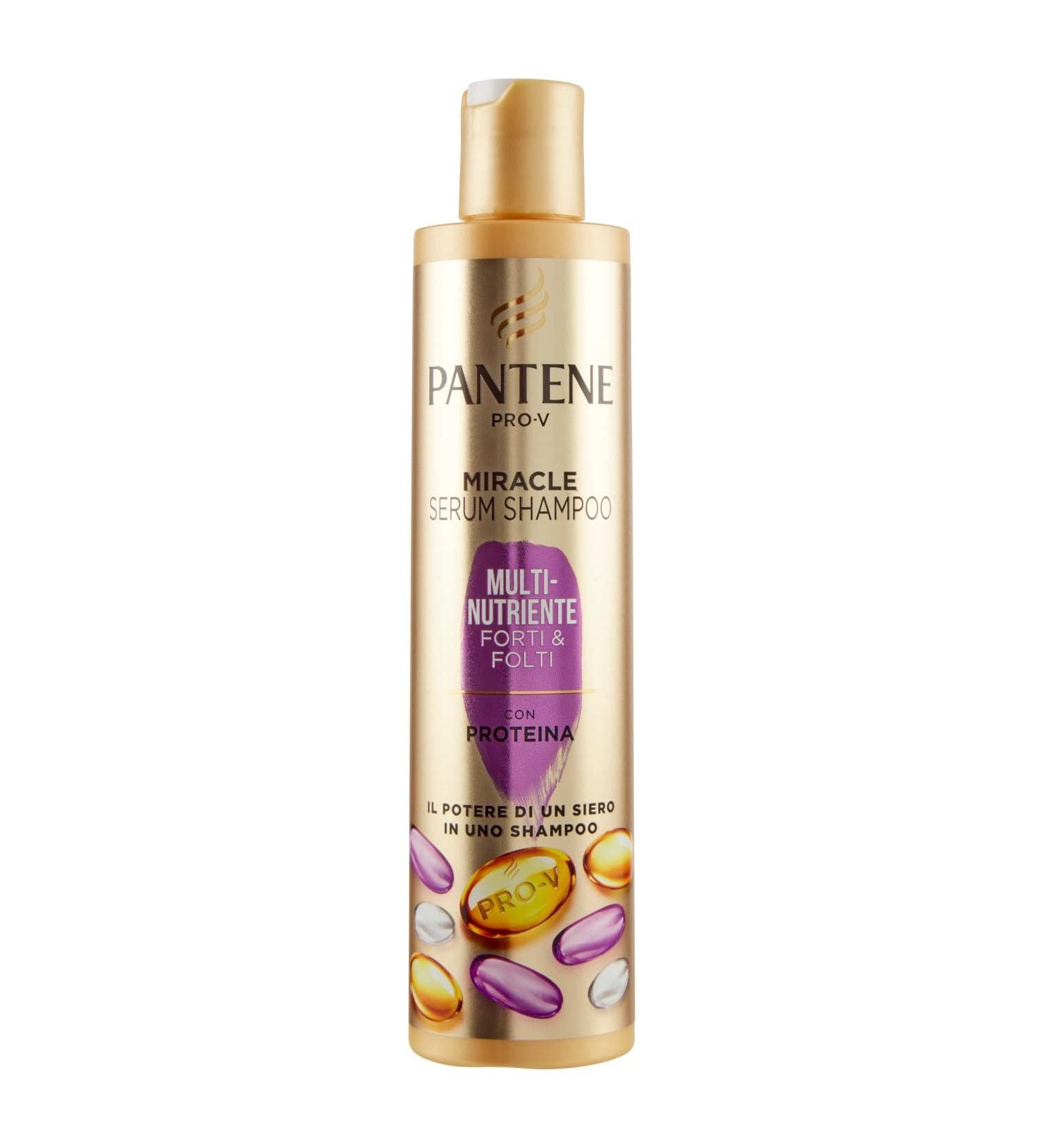 Pantene Pro-V Professional Keratin Shampoo Strong & Crazy Multi-Nutritive Nourishing Shampoo for Long Weak or Broken Hair 250 ml - Buy Online on GoSupps.com