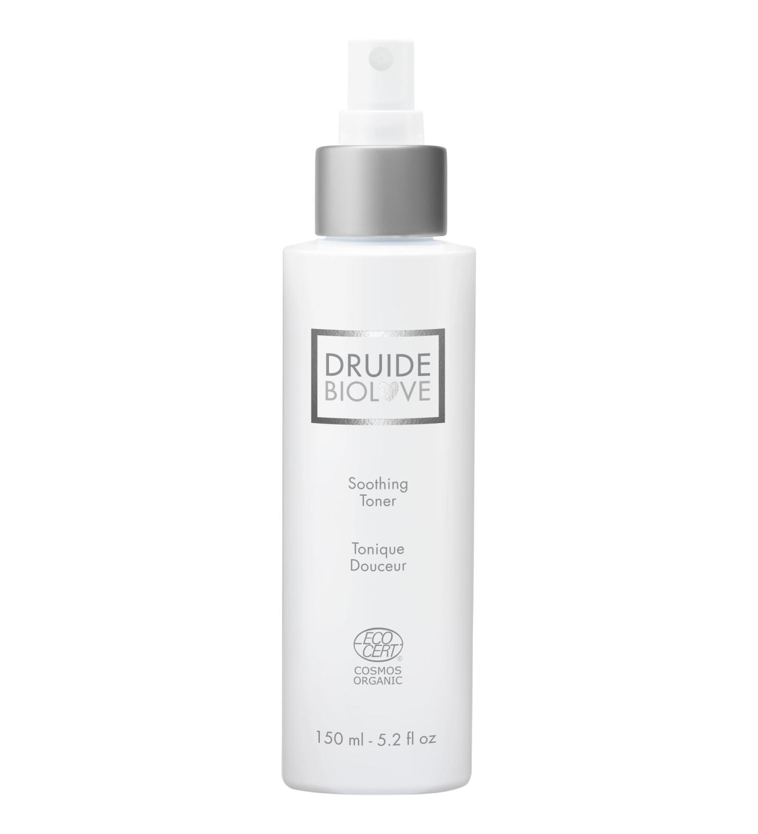 Laboratoires Druide BioLove Soothing Toner Ultra-Gentle Toner Spray for Face Calming and Hydrating Alcohol-Free Toning Mist with Hydrolyzed Rice Protein 150 ml (5.2 oz) Rosemary