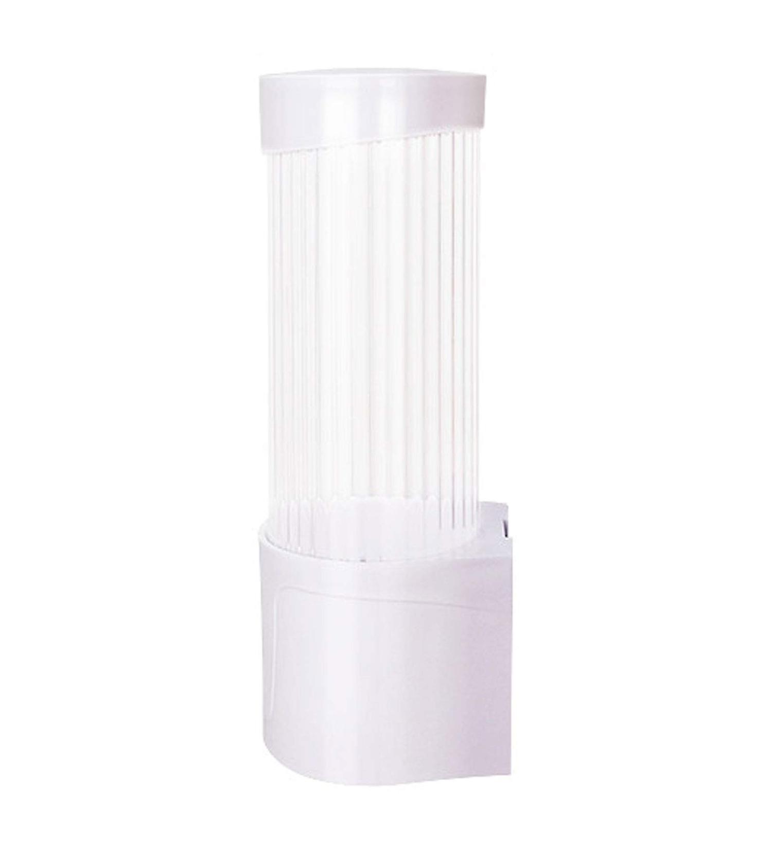Cardboard Cup Dispenser for Water & Mouthwash | Practical Disposable Cup Holder | Optimal Oral Hygiene | 9.5x25x8.5cm - Buy Online on GoSupps.com