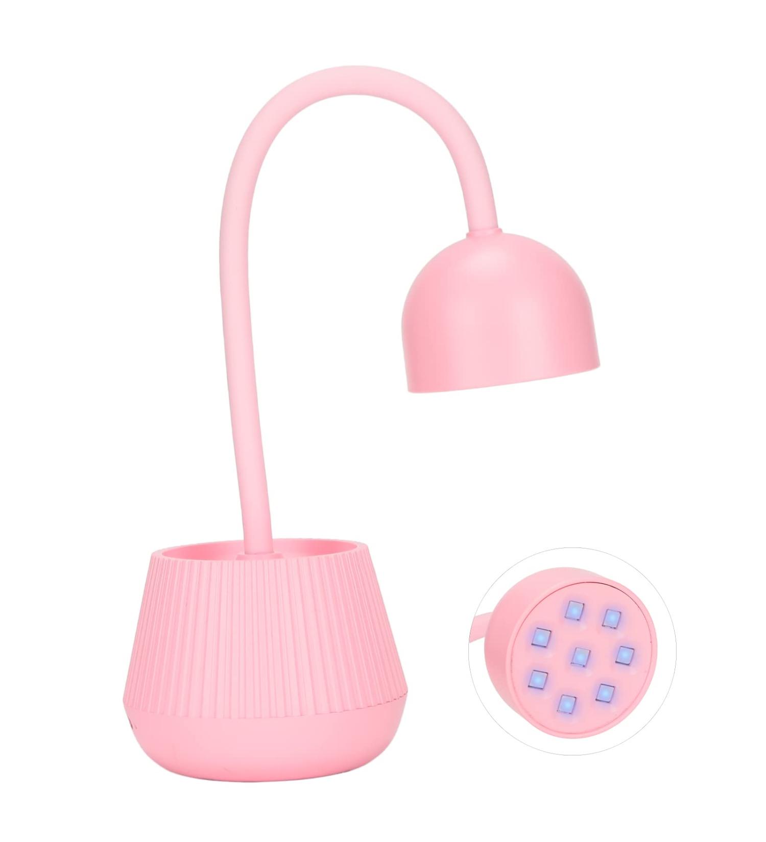 LED Nail Lamp 24W USB Mini Lotus Hands-Free Light | Quick-Drying Nail Polish Hardening | Rotatable 360 Design for DIY Enthusiasts - Buy Online on GoSupps.com