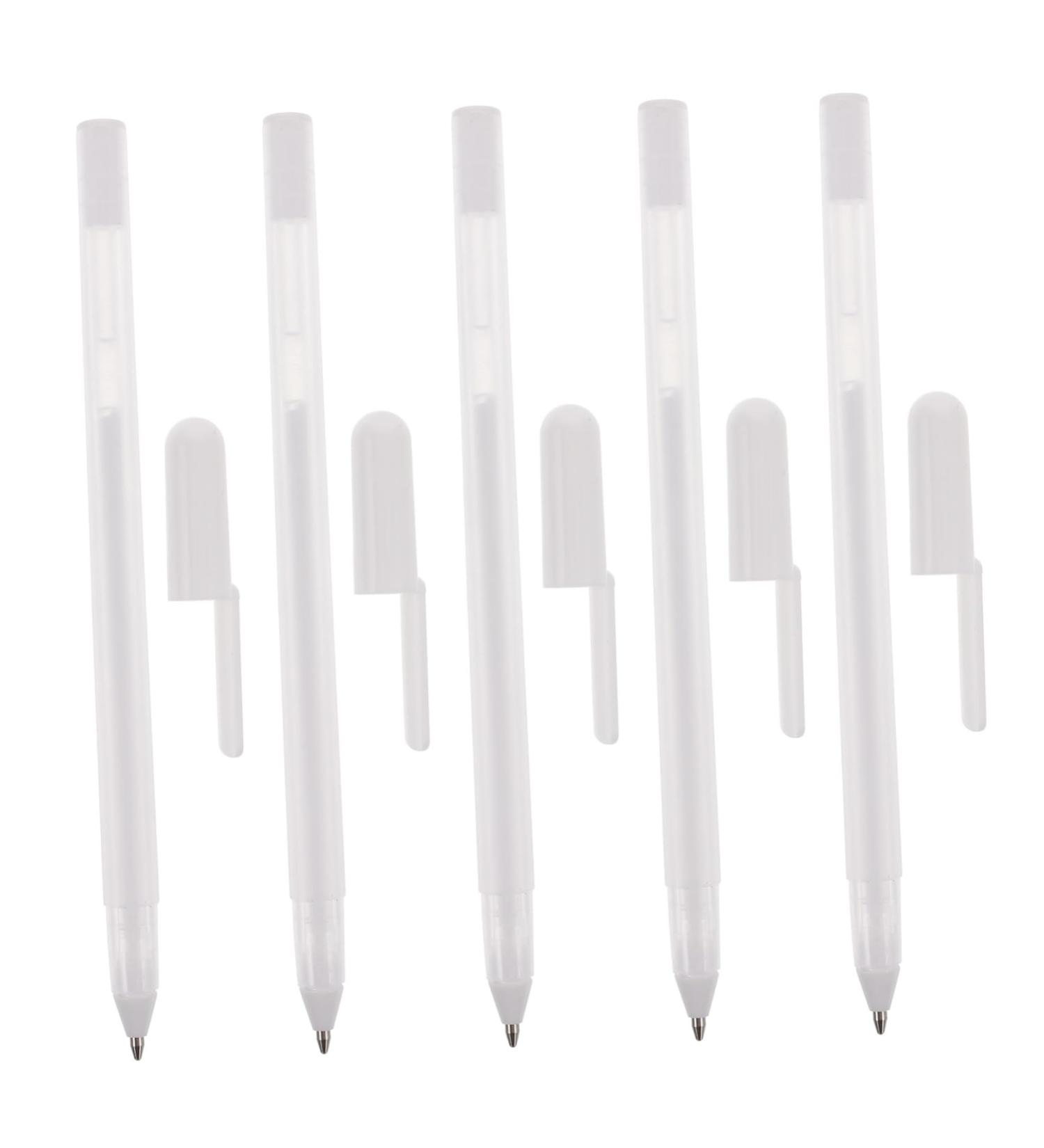 VINTORKY 5pcs Skin Positioning Pen Eyebrow Pen Eye Brow Pen Brow Pencil Eyebrow Makeup Pen Plastic White - Buy Online on GoSupps.com