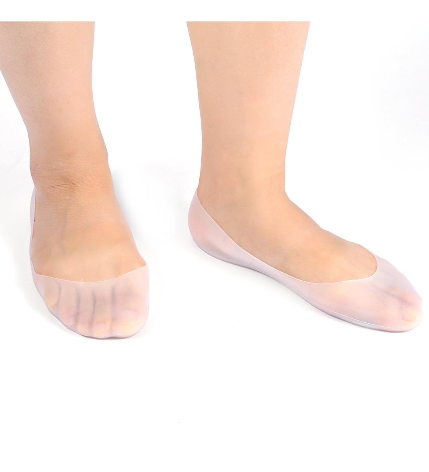 1Pair Full Length Silicone Moisturizing Socks Cracked Foot Care Protector Soft Silicone Gel SPA Deep Moisturising Full Foot Socks(S) - Buy Online on GoSupps.com