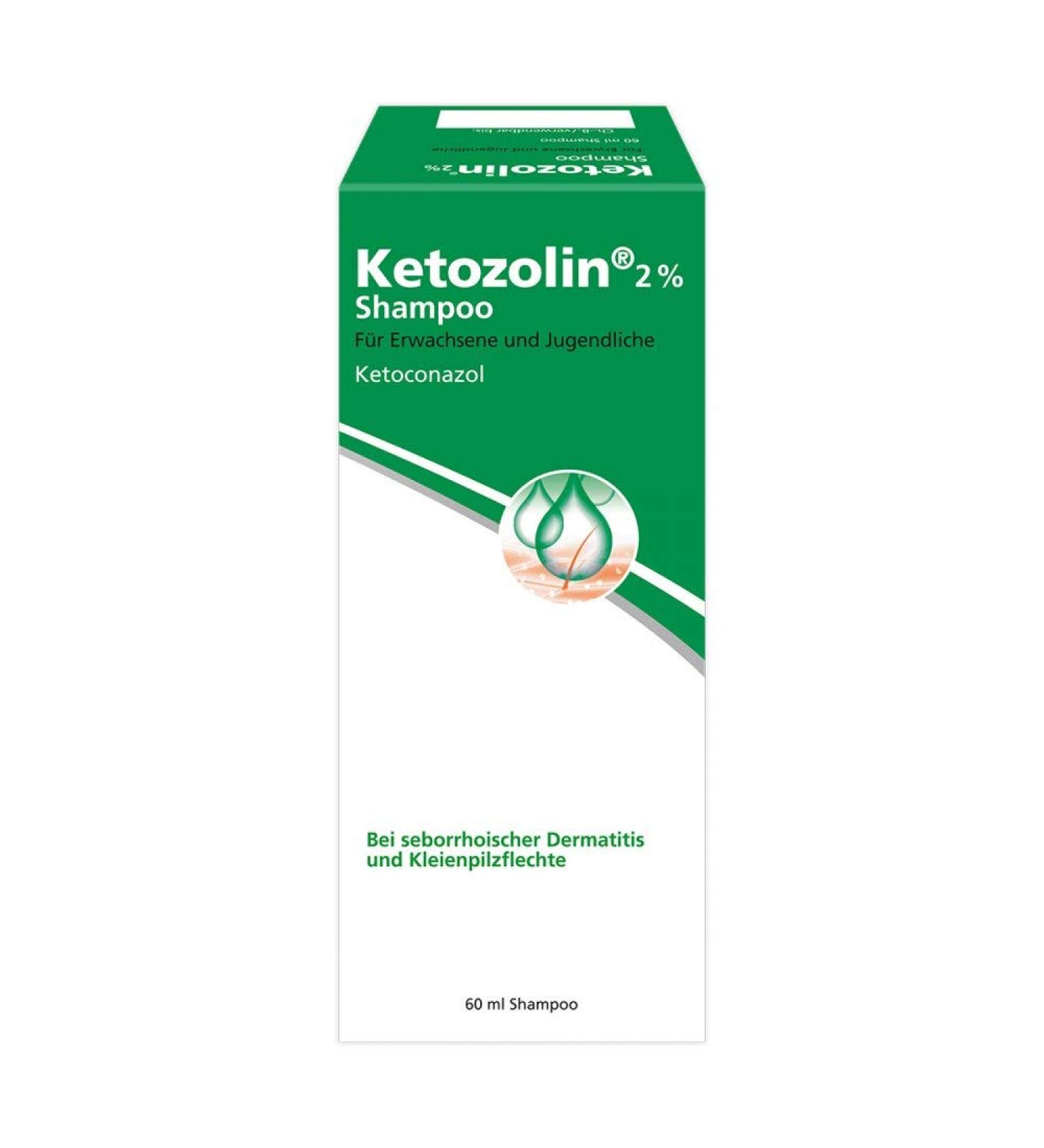 KETOZOLIN 2% Shampoo - 60 ml | Effective Anti-Dandruff Treatment | International Shipping Available - Buy Online on GoSupps.com