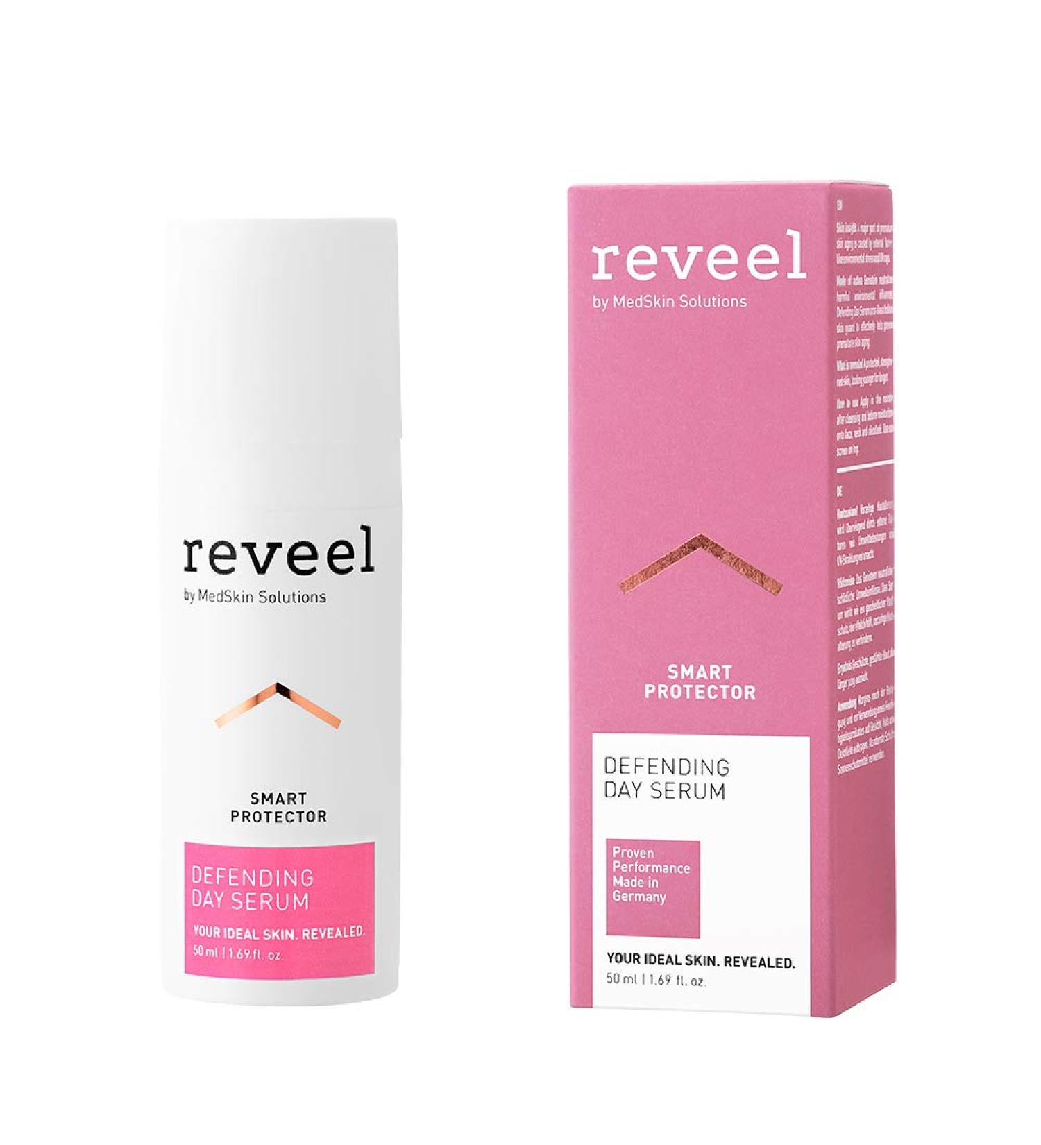 Defending Day Serum by Reveel - Skin Protection Serum for Men & Women | 1.69 fl oz | Daily Environmental Defense - Buy Online on GoSupps.com