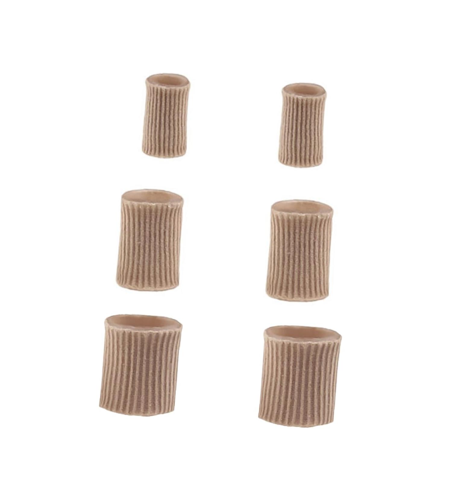 CLISPEED 6pcs Toe Tubes Sleeves Foot Toe Ecallus Sleeves Bunion Toe Separator Silicone Remover Silicone Gel Bunion Pads Fabric Toe Sleeves Shoe Toe Protector Toe Sleeves Silicone Corn - Buy Online on GoSupps.com