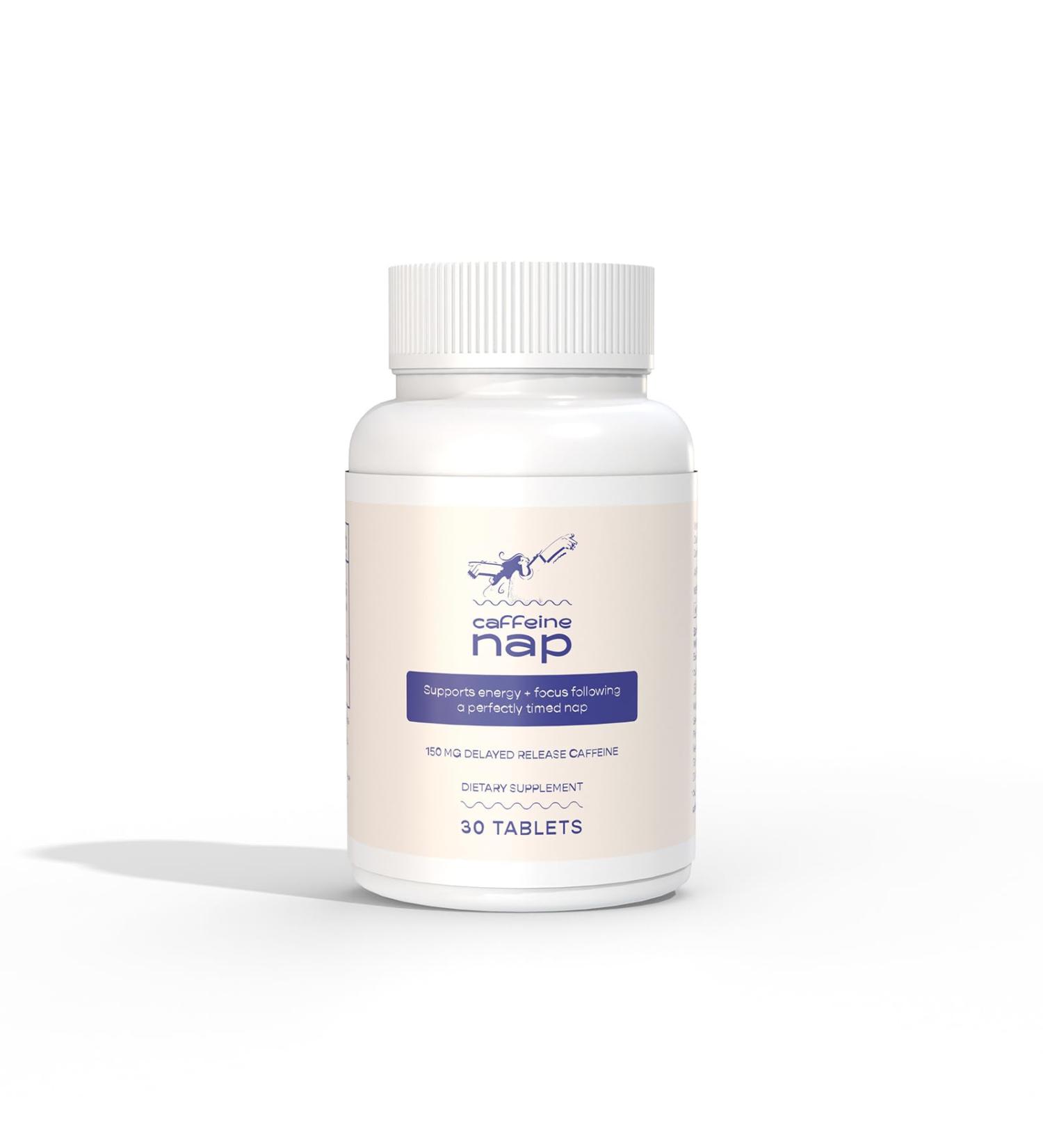 Buy Delayed Release Caffeine Supplement - Power Coffee Nap for Energy & Focus | 60 Tablets - International Shipping Available - Buy Online on GoSupps.com