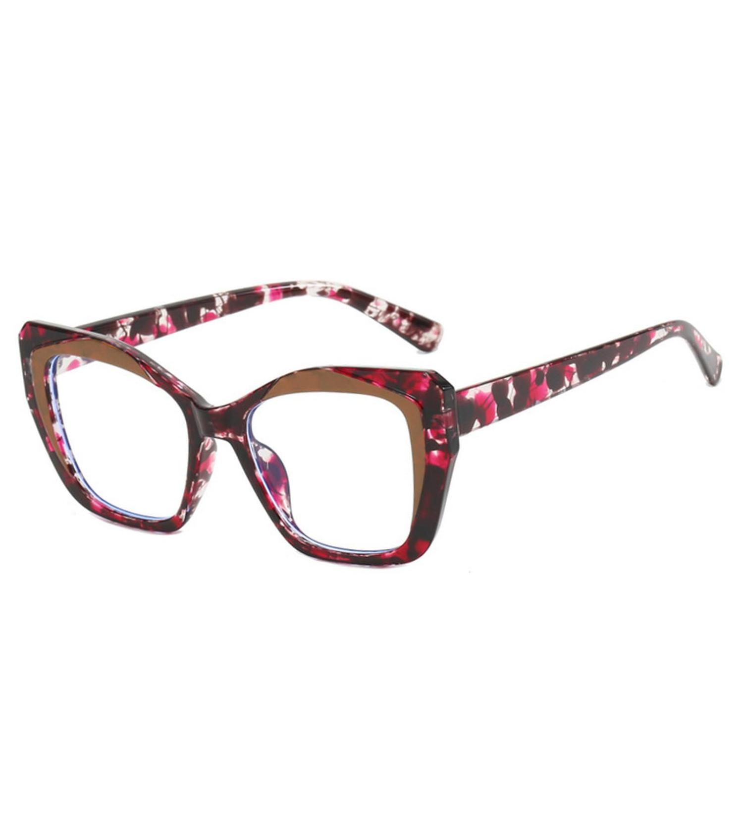 Buy Laureles Women's Computer Reading Glasses - Blue Light Blocking Cat Eye Floral Leopard Frames Red Leopard 2.25x Stylish & Comfortable Eyewear for Women - Buy Online on GoSupps.com