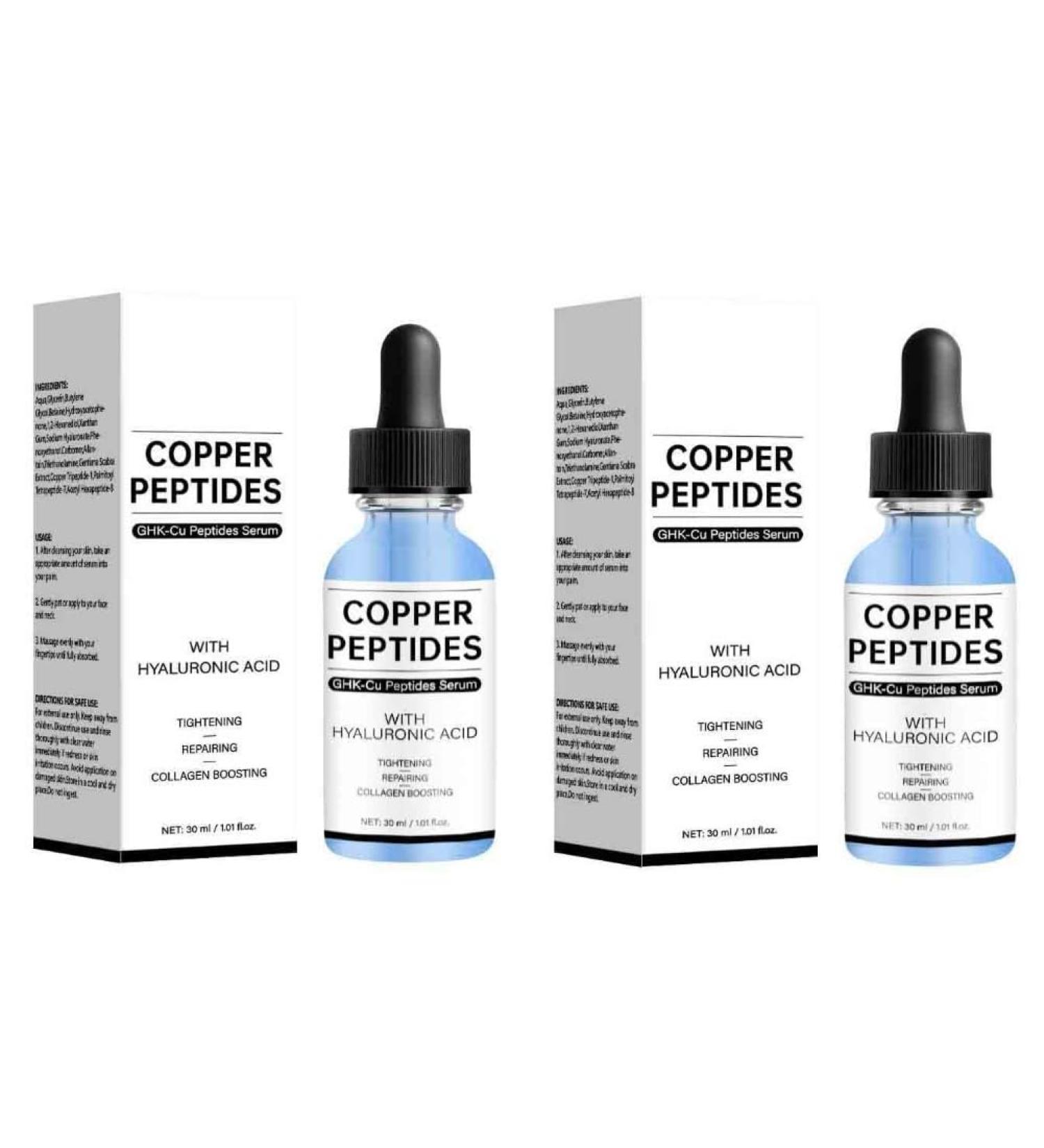 2PCS Peptides Moisturizing Facial Essence Increase Facial Elasticity Smooth Firming Skin Improve Fine Lines Sooth Face Serum - Buy Online on GoSupps.com
