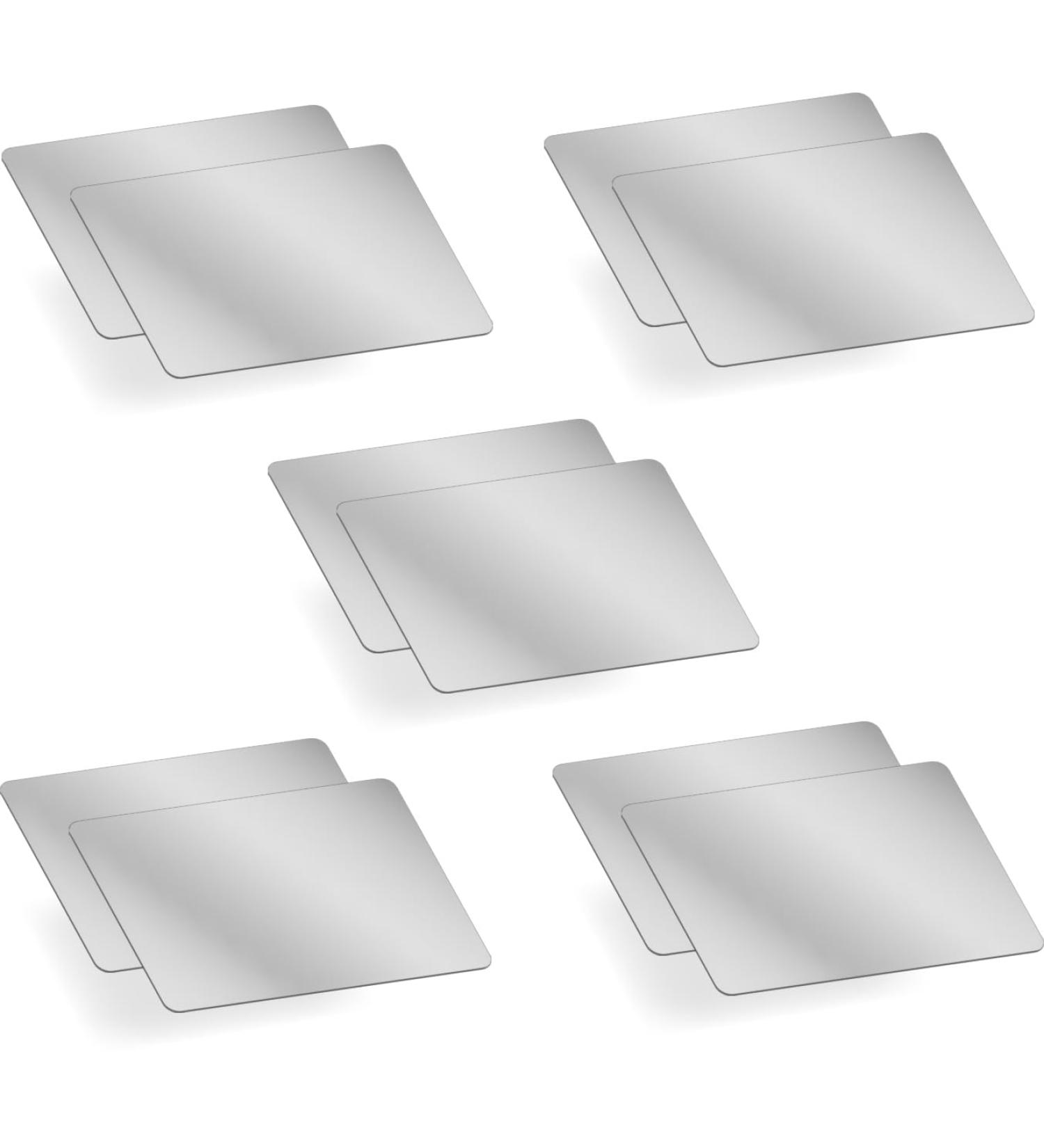 Buy Magati Double-Sided Compact Cosmetic Mirror - Ultra-Light Perfect for Wallets & Bags (8x5.5cm) - 10 Pack - Buy Online on GoSupps.com