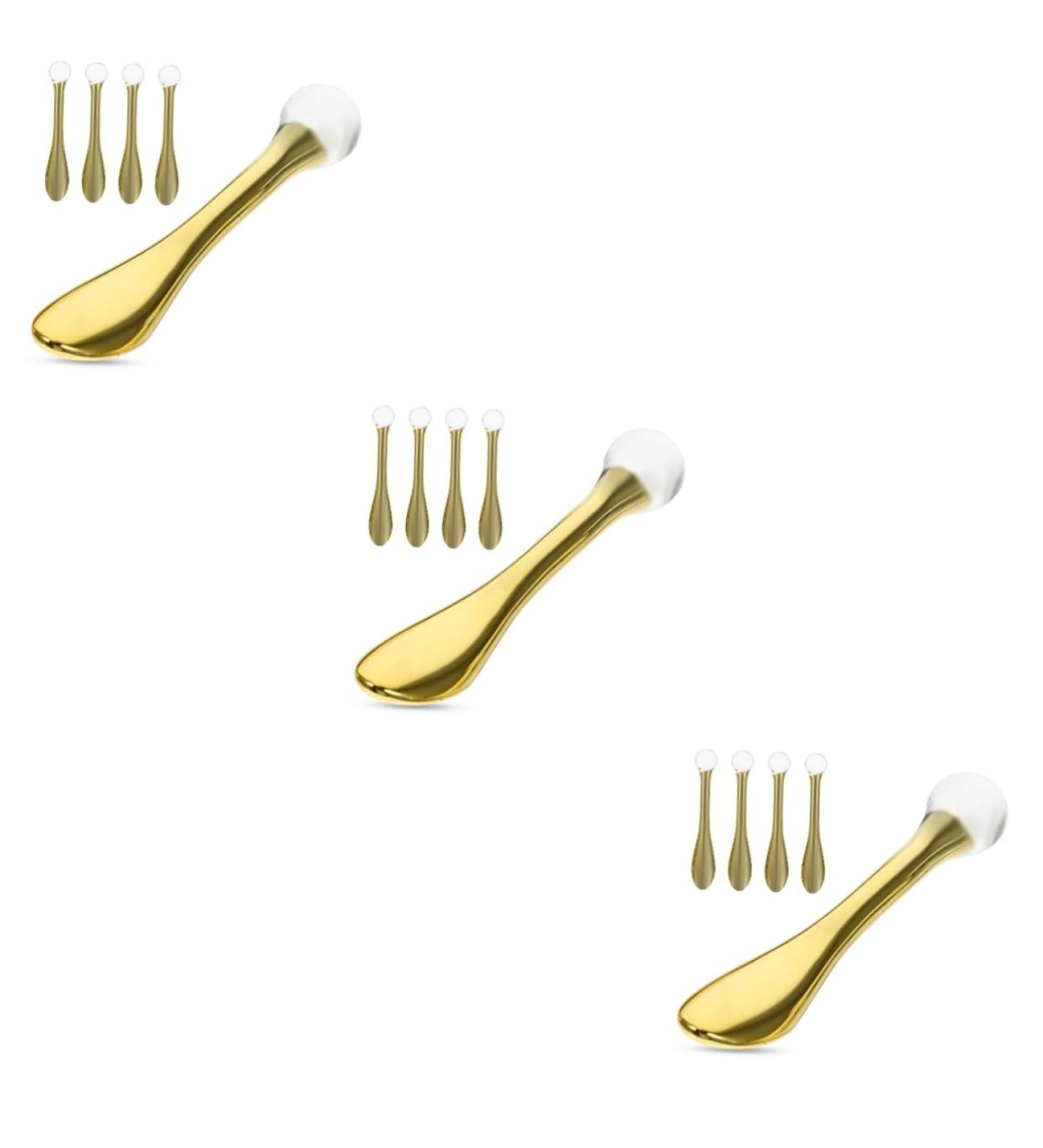 15pcs Eye Massage Cream Applicator under Eye Massager Tool Portable Compact and Portable for Daily Use 8.5x1.5x1.2cmx3pcs Yellowx3pcs - Buy Online on GoSupps.com