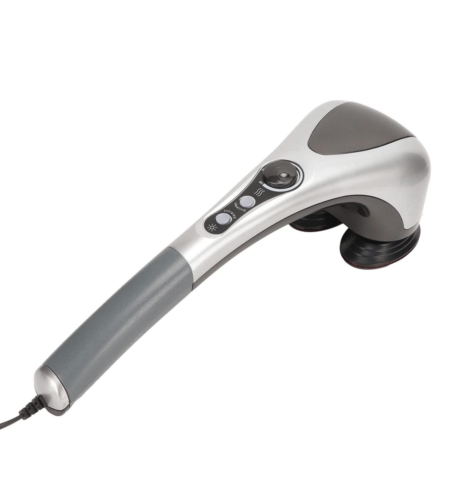 Handheld Back Massager - Comfortable Double Knot Shiatsu Massager for Deep Tissue Relief at Home - Ideal for Shoulders Legs Feet & Muscles - Buy Online on GoSupps.com