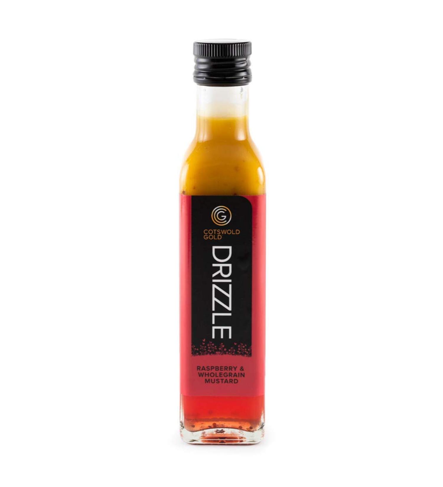 Cotswold Gold Raspberry & Wholegrain Mustard Drizzle 250 ml Raspberry & Wholegrain 250 ml (Pack of 1)