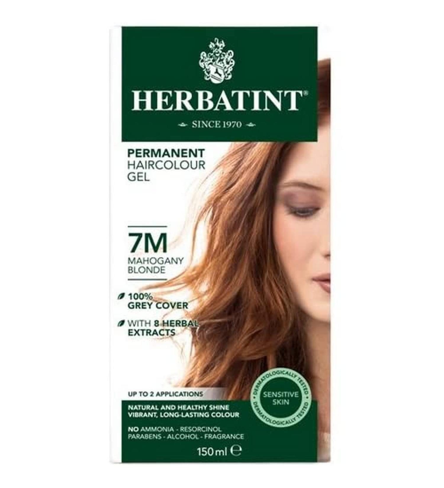 Herbatint Hair Dye 7M Mahogany Blonde - Natural and Ammonia-Free Hair Color - Buy Online on GoSupps.com
