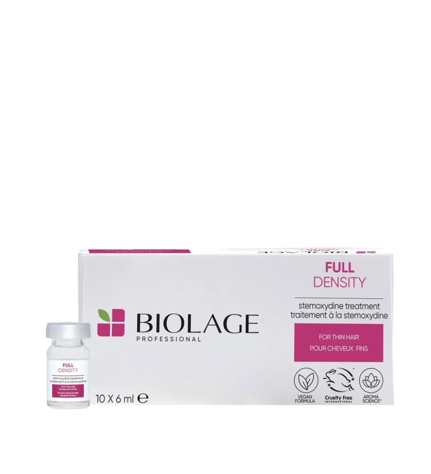 Biolage Advanced FullDensity Stemoxydine Treatment 10x6ml - redensifying ampoules for fine hair