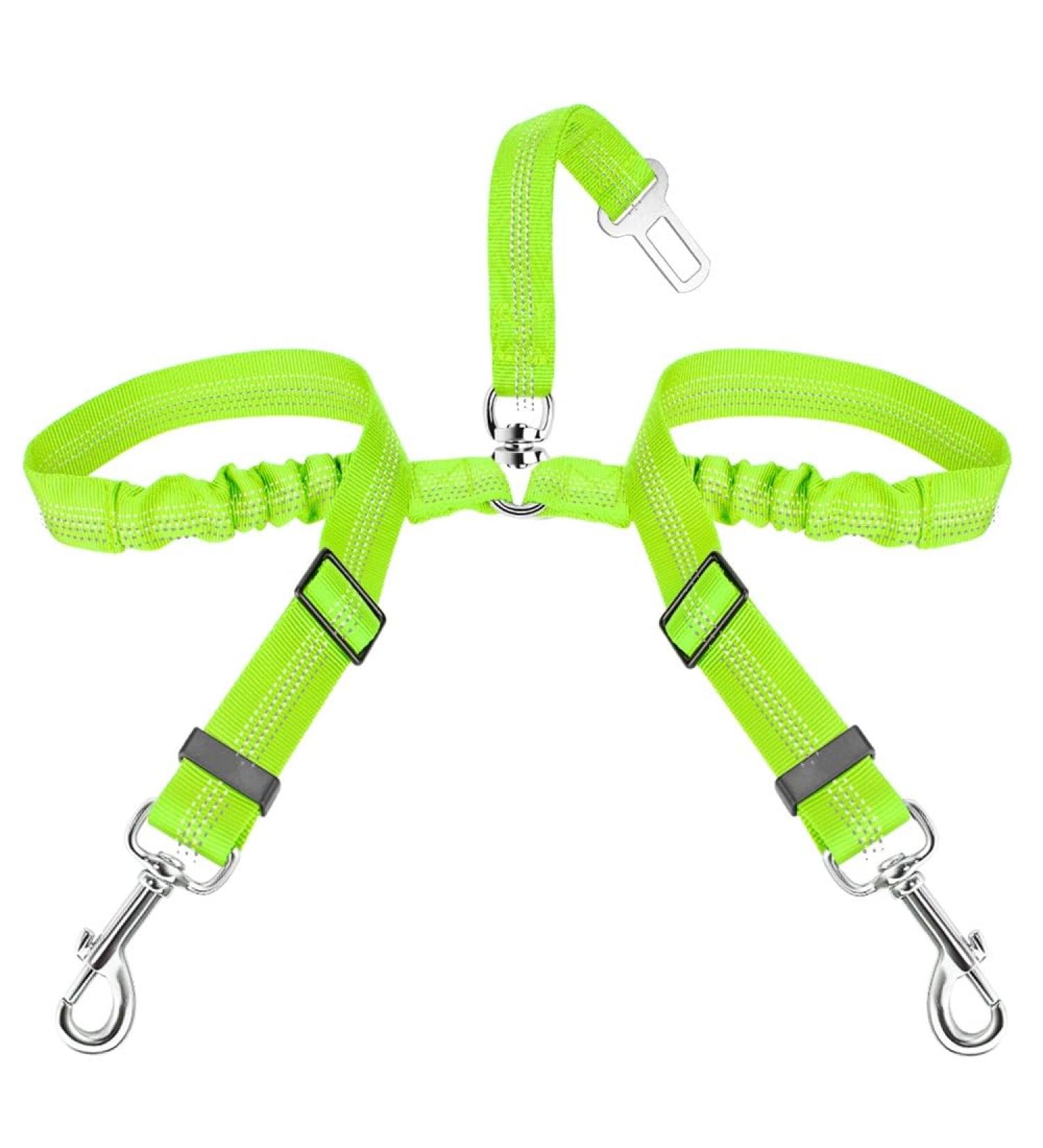 Slowton 2-in-1 Dog Car Seat Belt | Adjustable Durable Reflective & Tangle-Free for Small Dogs - International Shipping - Buy Online on GoSupps.com