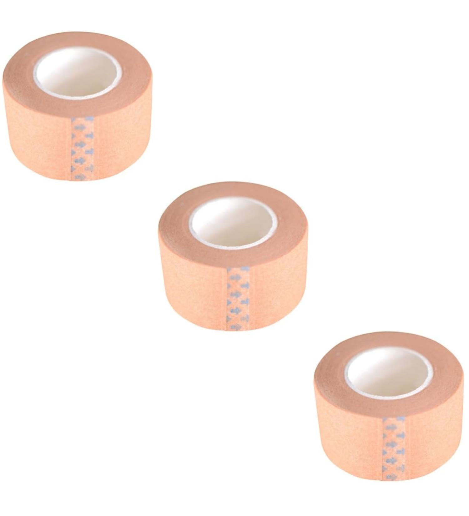 Angoily Eyelash Tap 3pcs Roll Lash Supplies Cosmetic Paper Tape Double Eyelid Sticker Adhesive Tape Breathable Extend mediumx3pcs As Shownx3pcs - Buy Online on GoSupps.com