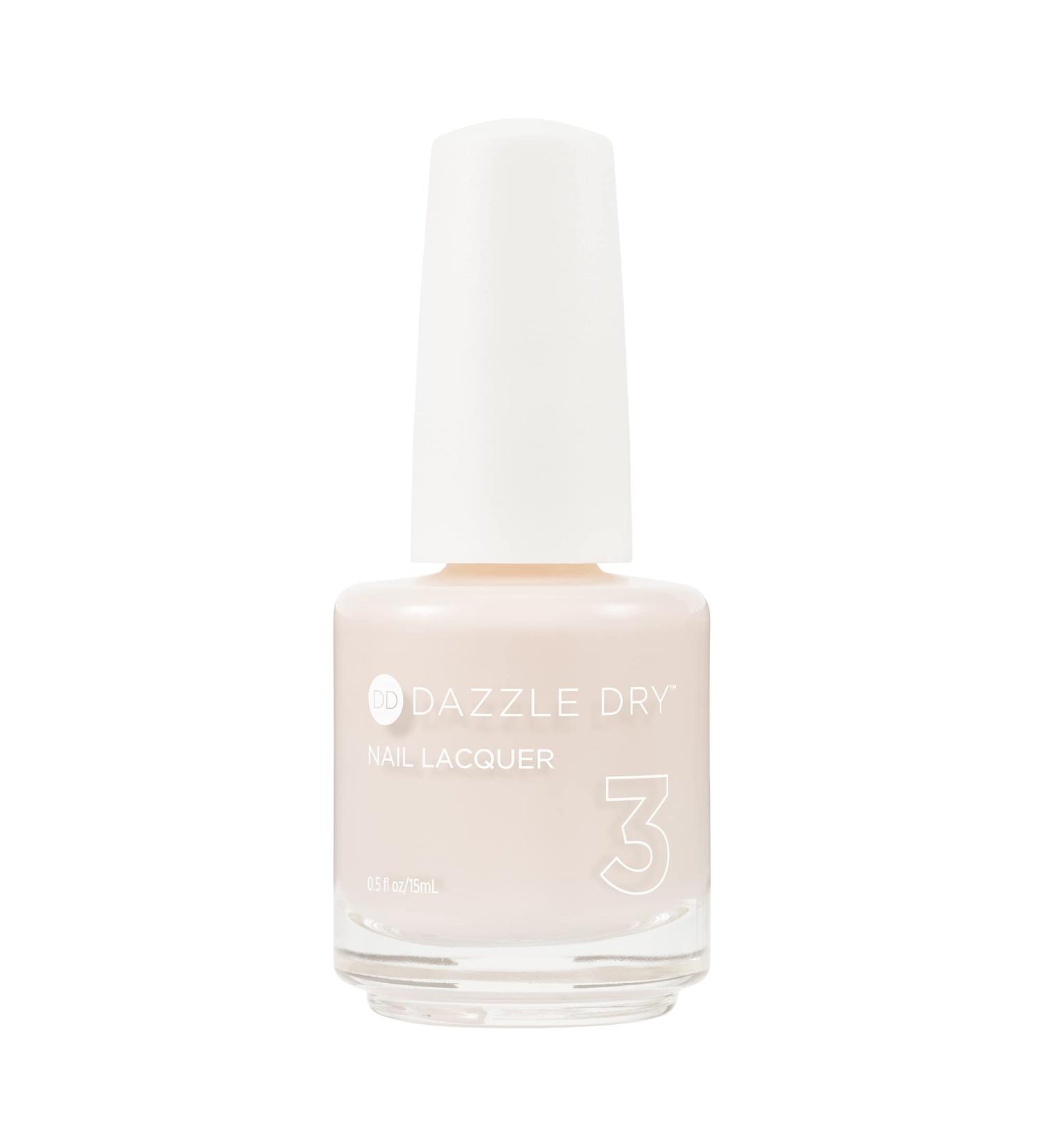Dazzle Dry Nail Lacquer - Rose Quartz (0.5 fl oz) | Light Peach Blossom Semi-Sheer Polish for International Shipping - Buy Online on GoSupps.com