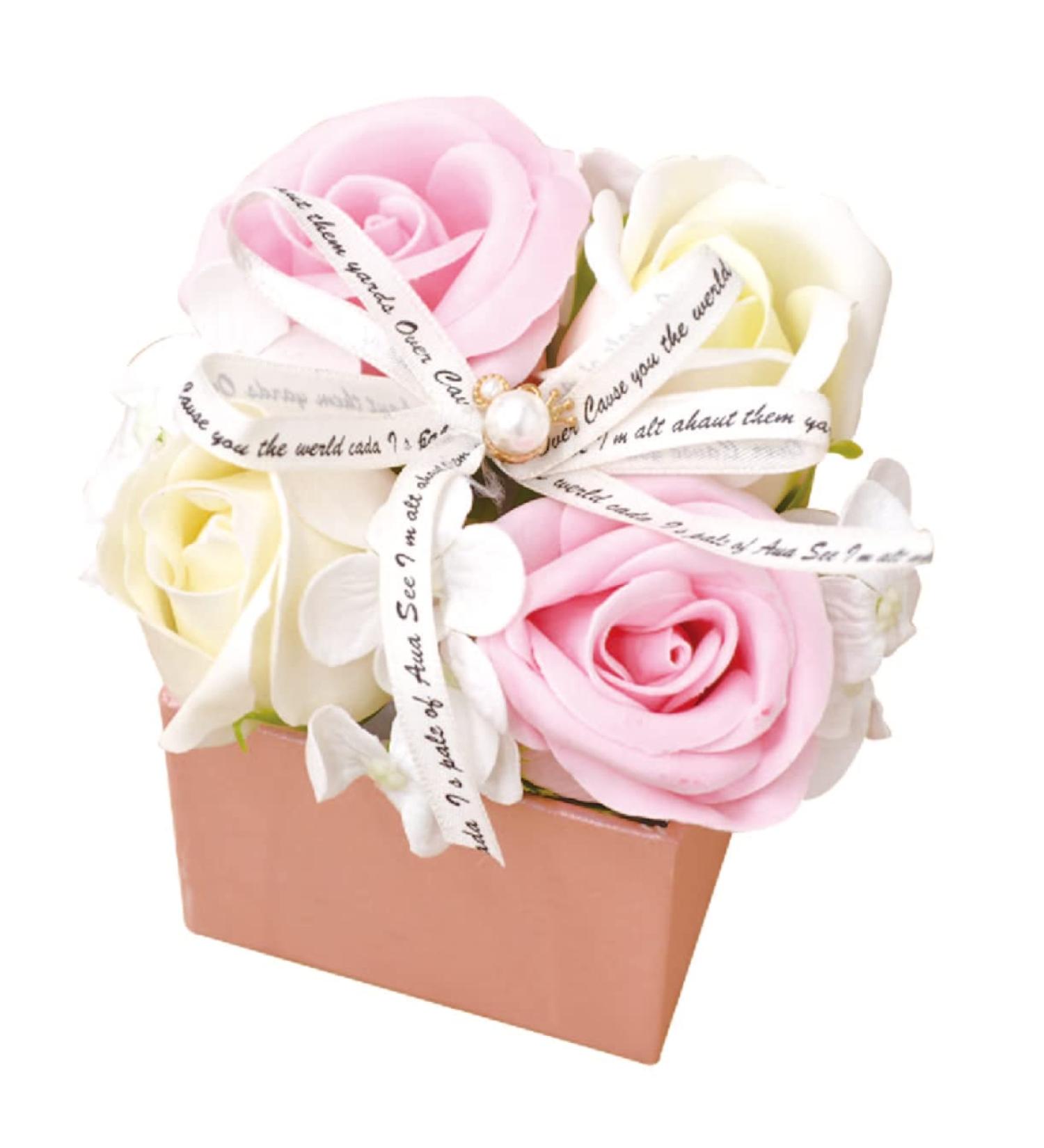 Buy Poppy Nagoya Soapflower Bouquet - Pink Artificial Flower Gift | International Shipping - Buy Online on GoSupps.com