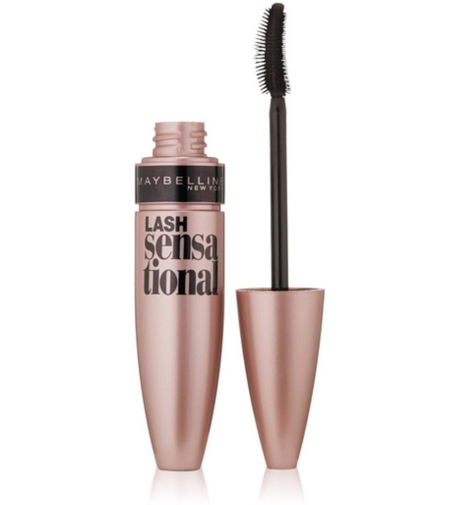 Maybelline New York Lash Sensational Mascara Blackest Black 0.32 oz (Pack of 2)