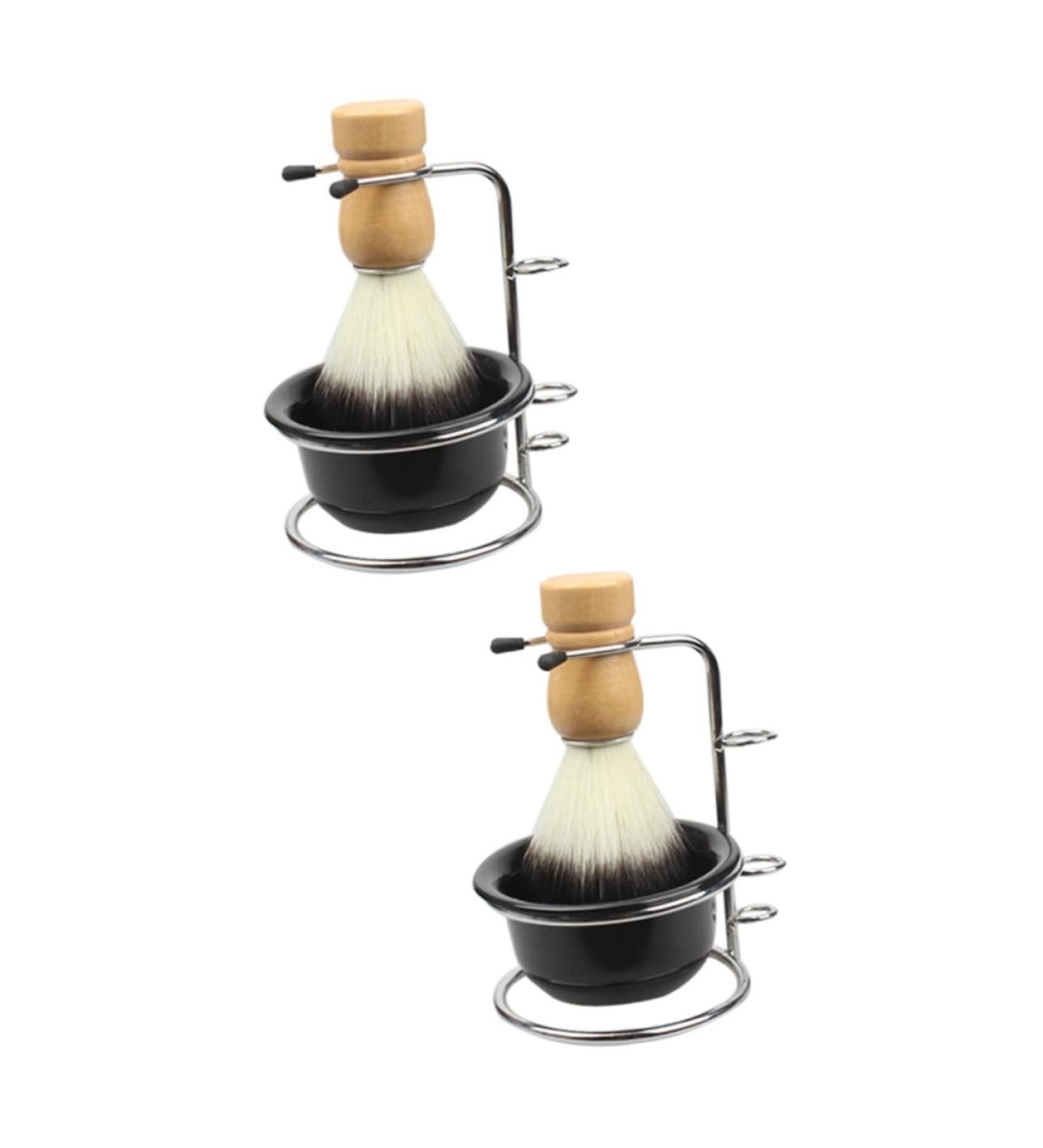 Buy Minkissy Razor Foam Shell Body Care Set - Hairdresser Shaving Brush & Holder for Smooth Shaves | International Shipping Available - Buy Online on GoSupps.com