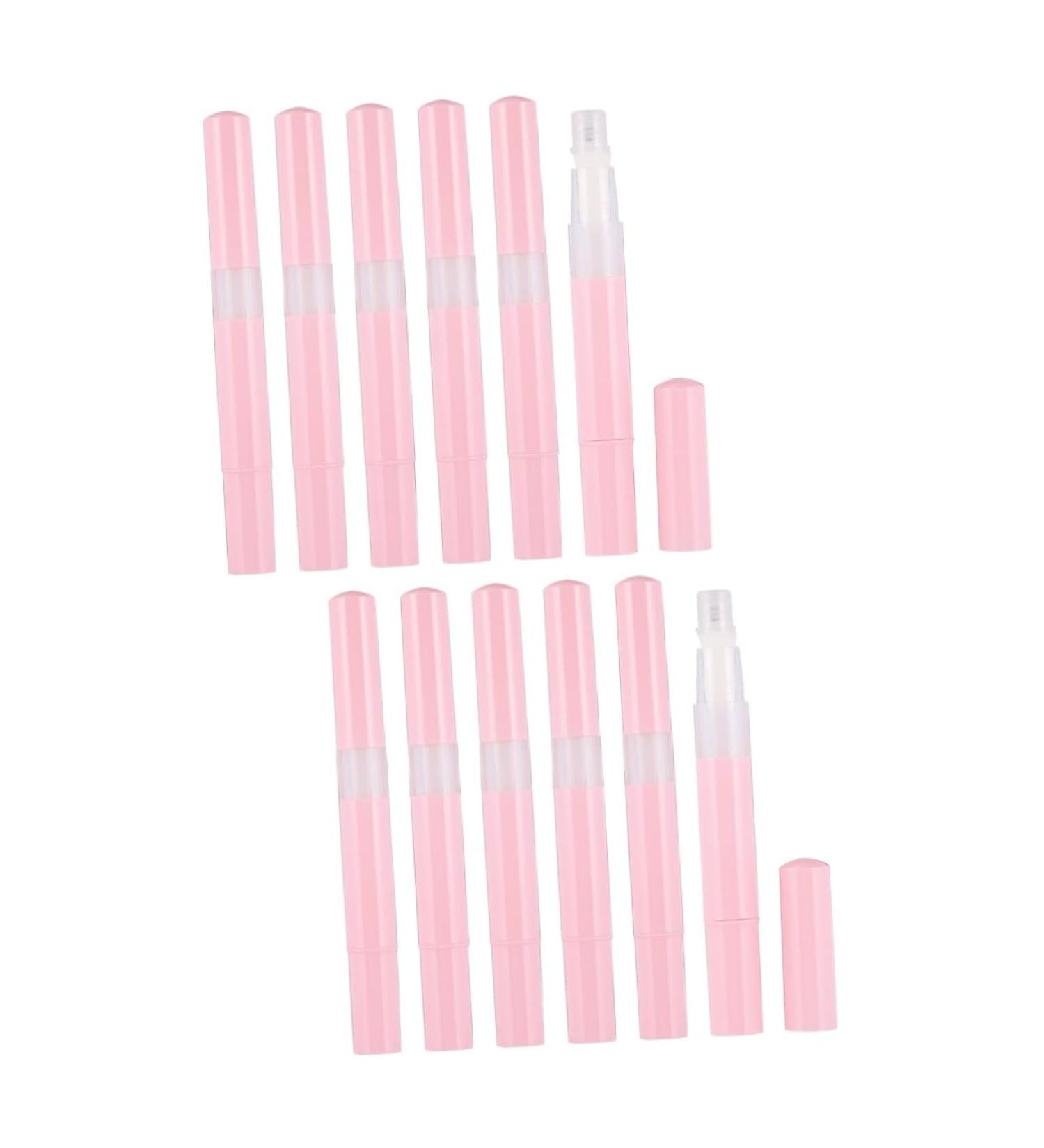 Ipetboom 12 Pcs Eyelash Growth Solution Empty Make up Bottling Pinkx2pcs 12.3x1.3cmx2pcs - Buy Online on GoSupps.com