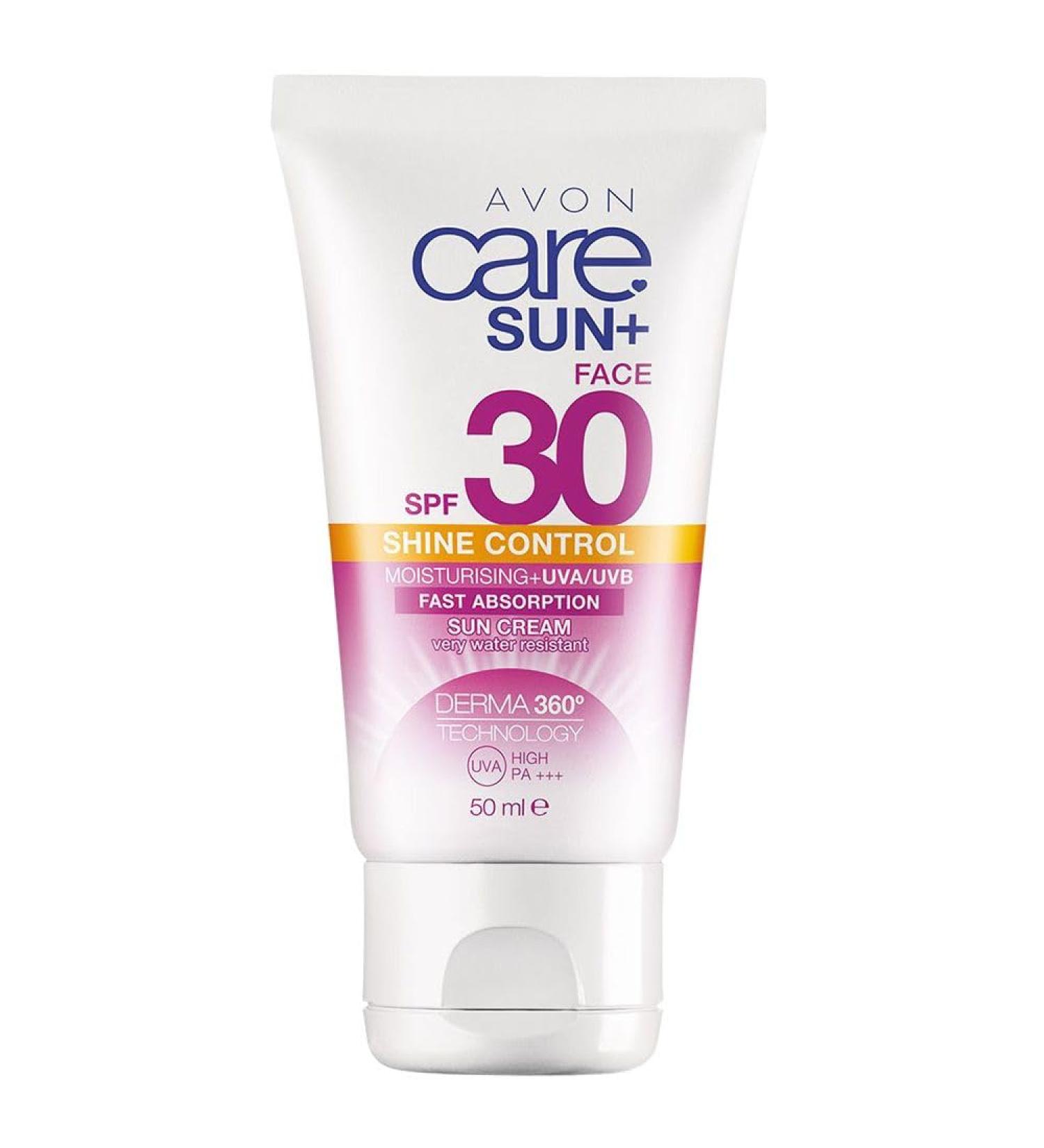 Avon Care Sun+ Shine Control Moisturizer - Very Water Resistant Sunscreen SPF30 for All Skin Types | International Shipping Available - Buy Online on GoSupps.com