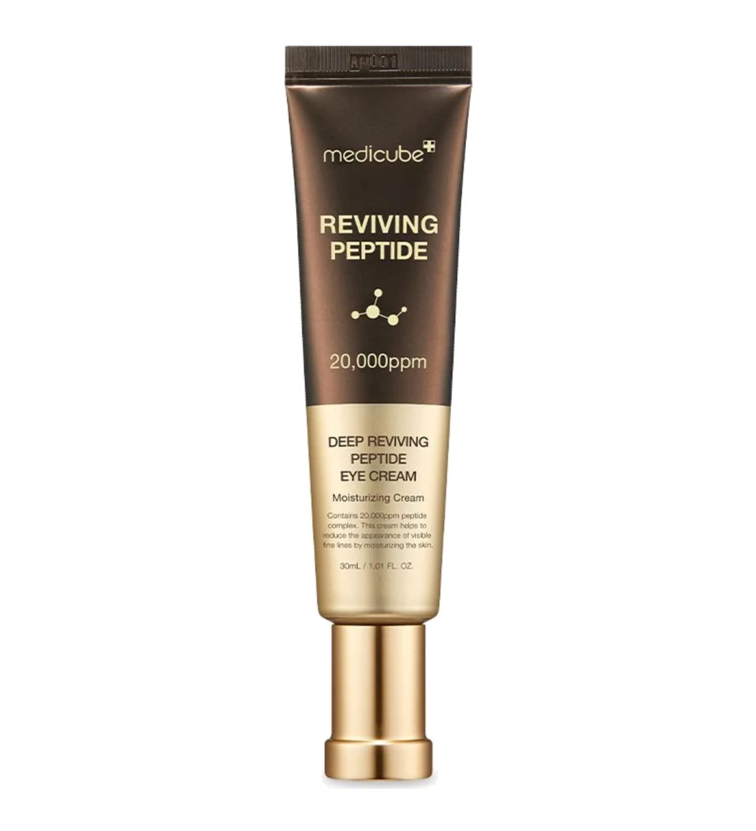 Medicube Deep Reviving Peptide Eye Cream 1.01 Fl. Oz | Quadruple Peptides, Niacinamide, Squalane | Anti-Aging & Fine Lines Treatment - Buy Online on GoSupps.com