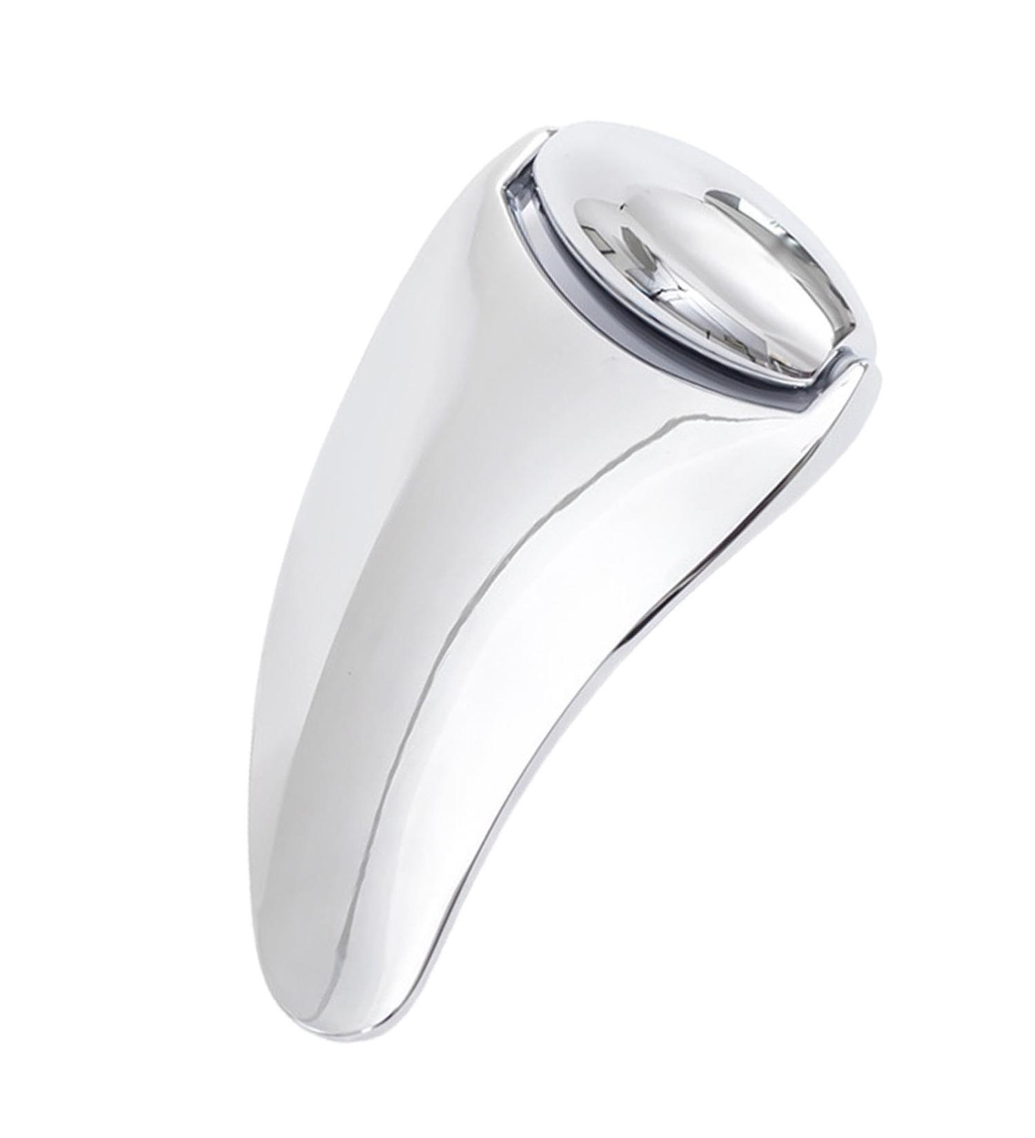 Manual Face Roller Guasha Face Roller - Metal Face Sculpting Tool | Beauty Roller for Women Facial Firming Tool for Neck Chin Eyes Cheekbones and Brake Silver Scraper Board + Silver Roller - Buy Online on GoSupps.com