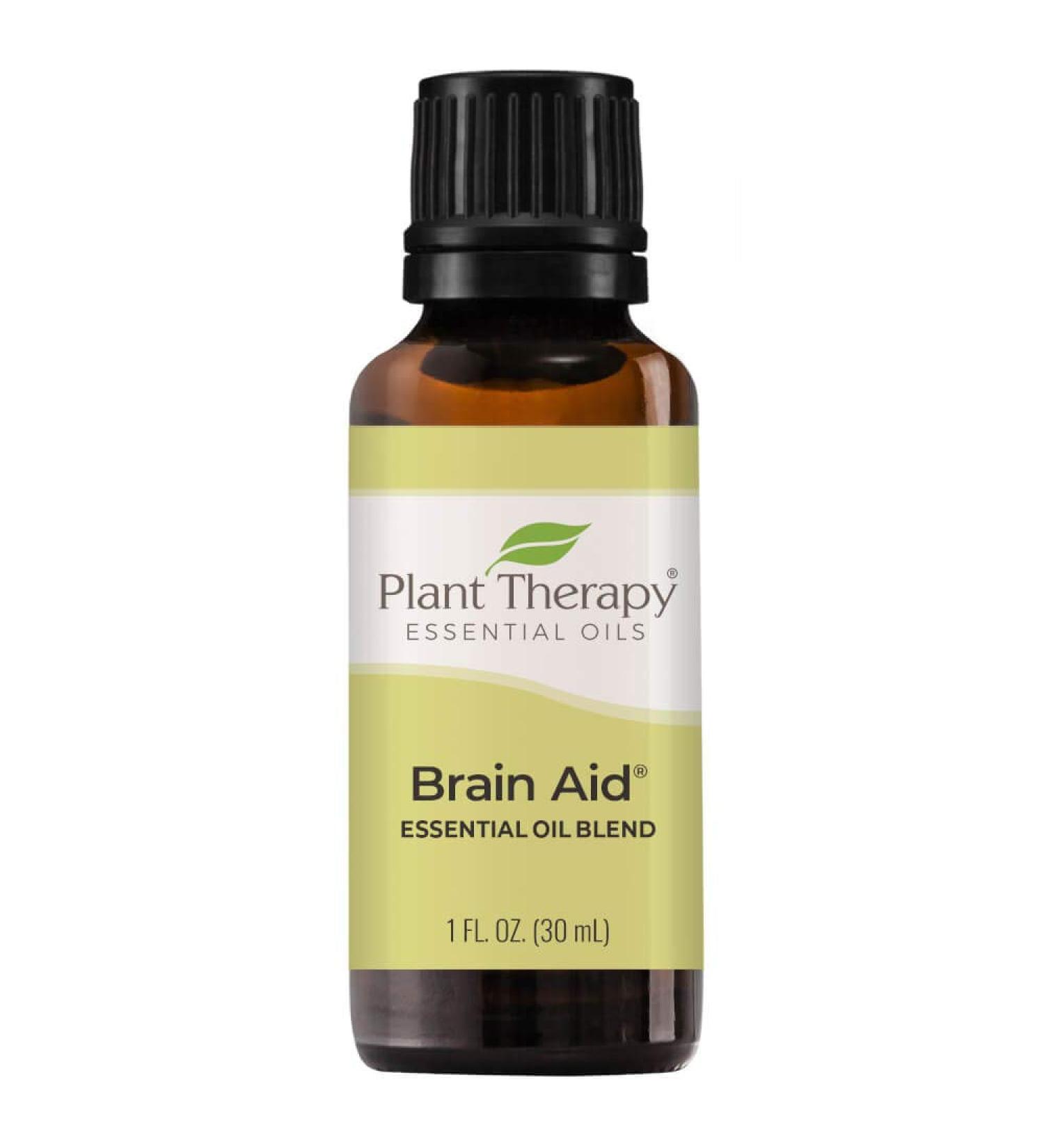 Plant Therapy Brain Aid Essential Oil Blend | 100% Pure Natural Aromatherapy for Focus & Attention | Therapeutic Grade 30 mL - Buy Online on GoSupps.com