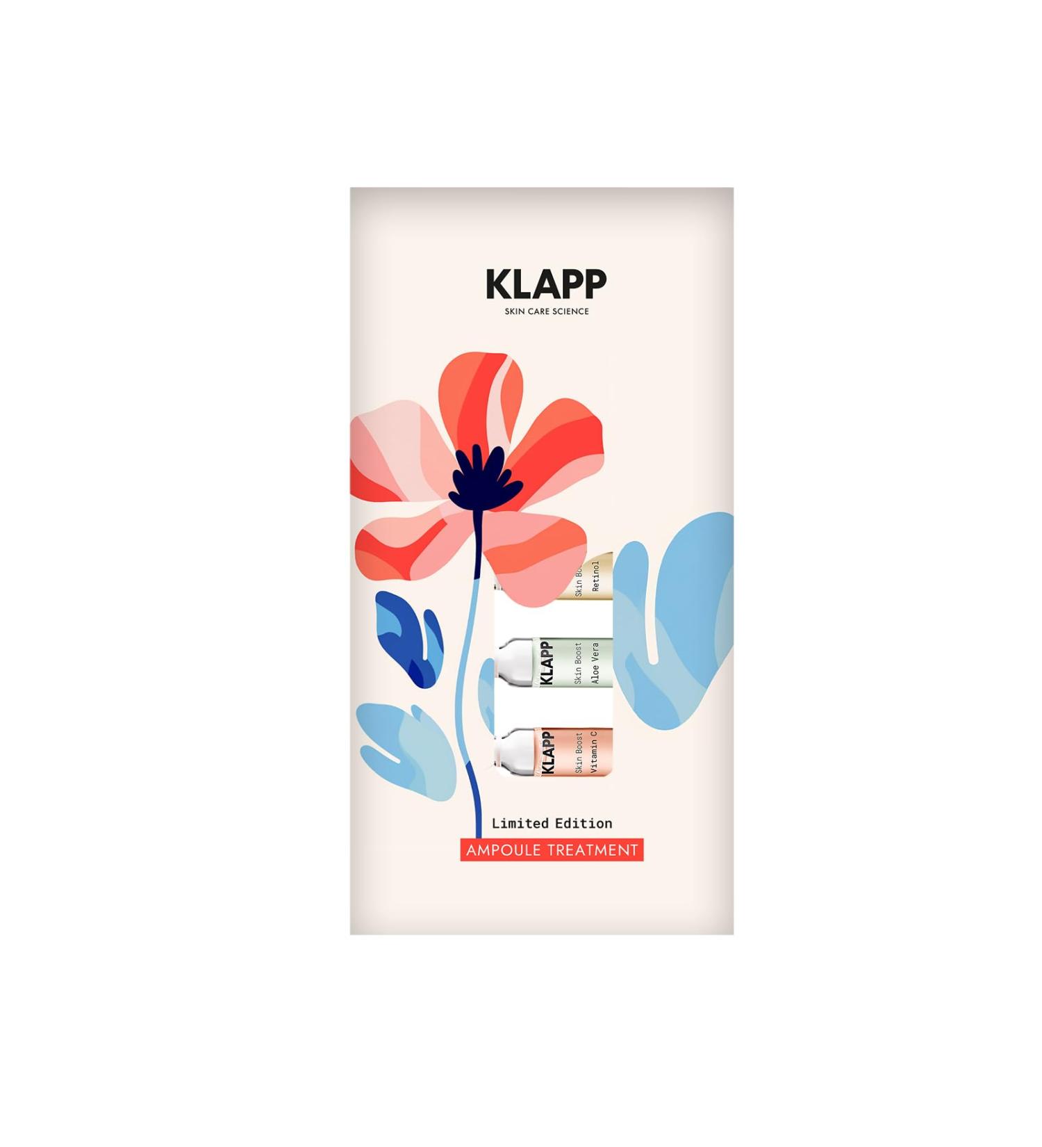 KLAPP Cosmetics 7 Days Ampoules Treatment limited edition 2025 6 x 2 ml 1 x 1 ml - Buy Online on GoSupps.com