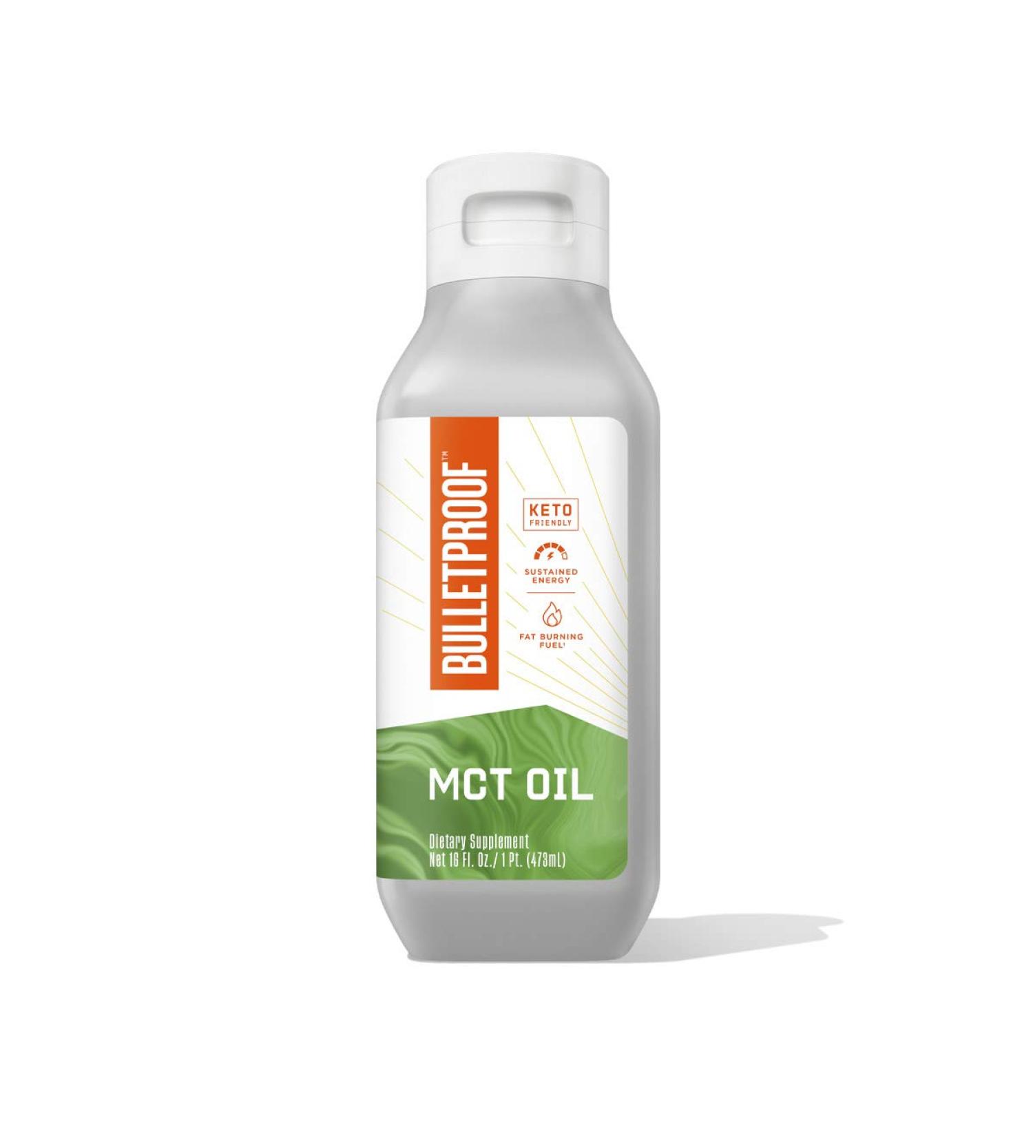 XCT C10 & C8 MCT Oil - Flavorless 14g MCTs - 16oz Bulletproof Keto Supplement for Energy & Appetite Control - Non-GMO, Vegan & Cruelty Free - Buy Online on GoSupps.com