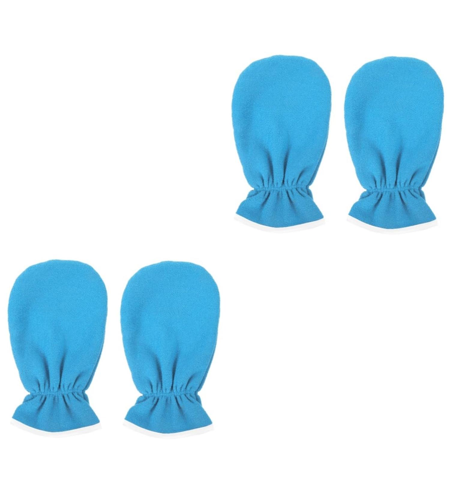 FRCOLOR 2 Pairs Exfoliating Hand Mask Moisturizer Hands Spa Cracked Hands Gloves Hand Gloves Overnight Gloves for Dry Hands Hydrating Gloves Gel Gloves Cotton Body Miss Flannel Dry Skin - Buy Online on GoSupps.com