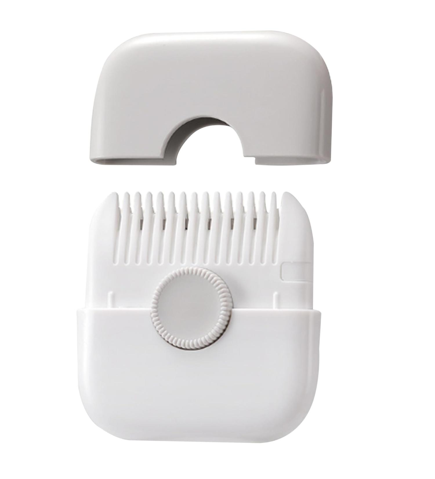 Split Ends Hair Trimmer for Women 2 in 1 Mini Portable Cute Hair Brush Detachable Dustproof Knob Adjustable Stainless Steel Slicer Hair Clipper Grey Hair Brush Hair Clipper - Buy Online on GoSupps.com